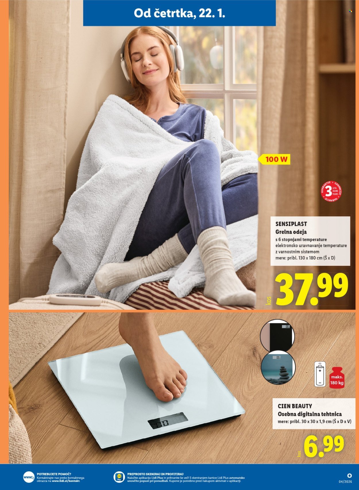 LIDL katalog - Od četrtka, 22. 1. 2026 (2026-01-22 - 2026-01-28)