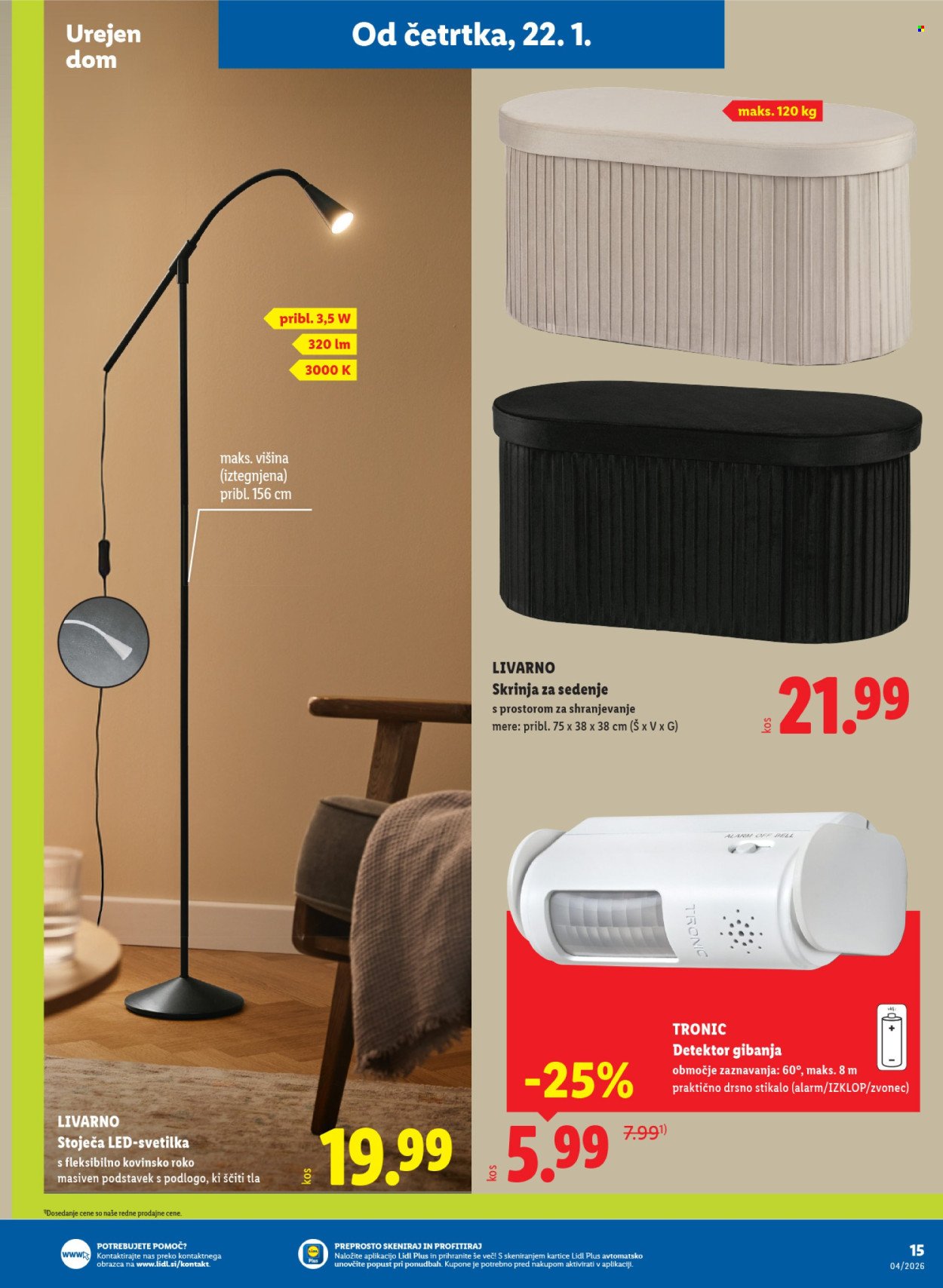 LIDL katalog - Od četrtka, 22. 1. 2026 (2026-01-22 - 2026-01-28)