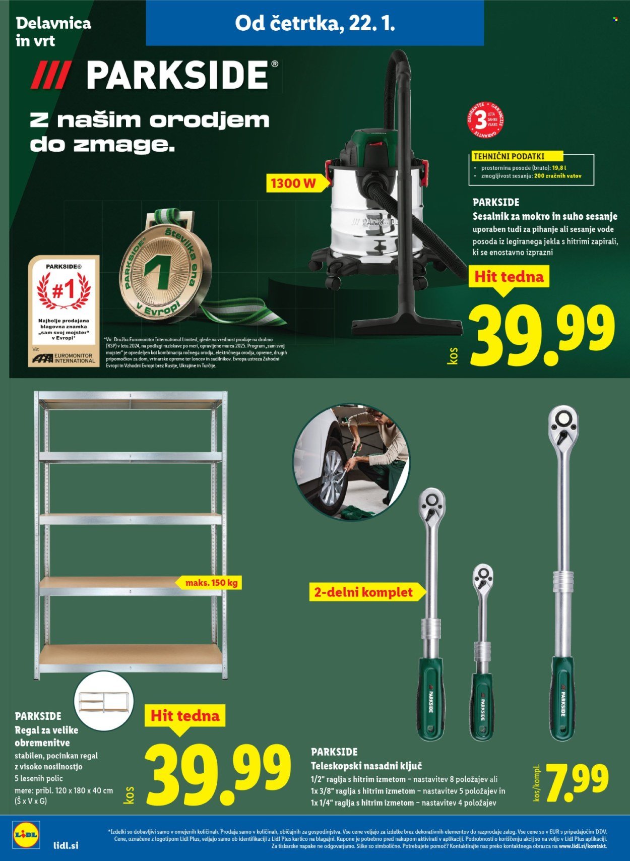 LIDL katalog - Od četrtka, 22. 1. 2026 (2026-01-22 - 2026-01-28)