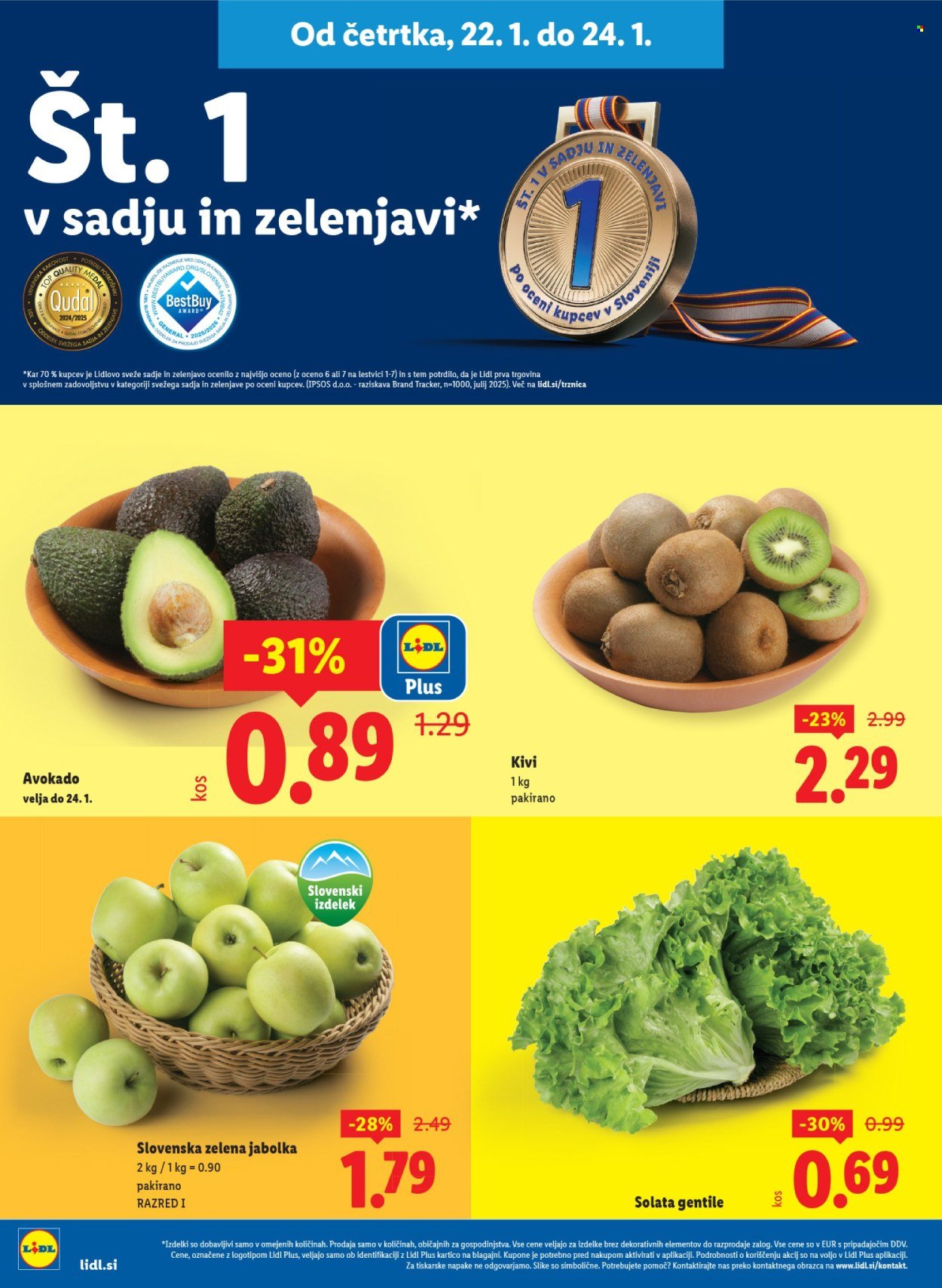 LIDL katalog - Od četrtka, 22. 1. 2026 (2026-01-22 - 2026-01-28)