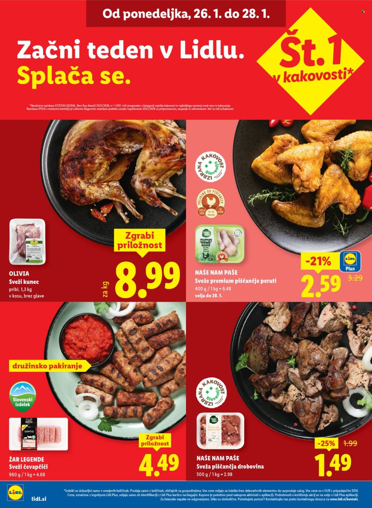 LIDL katalog - Od četrtka, 22. 1. 2026 (2026-01-22 - 2026-01-28)