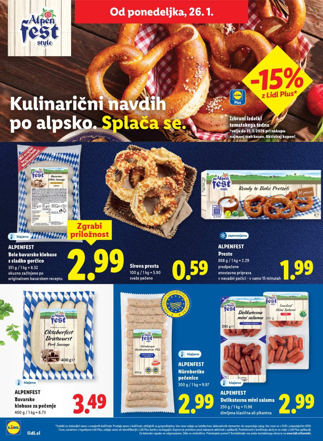 LIDL katalog - Od četrtka, 22. 1. 2026 (2026-01-22 - 2026-01-28)