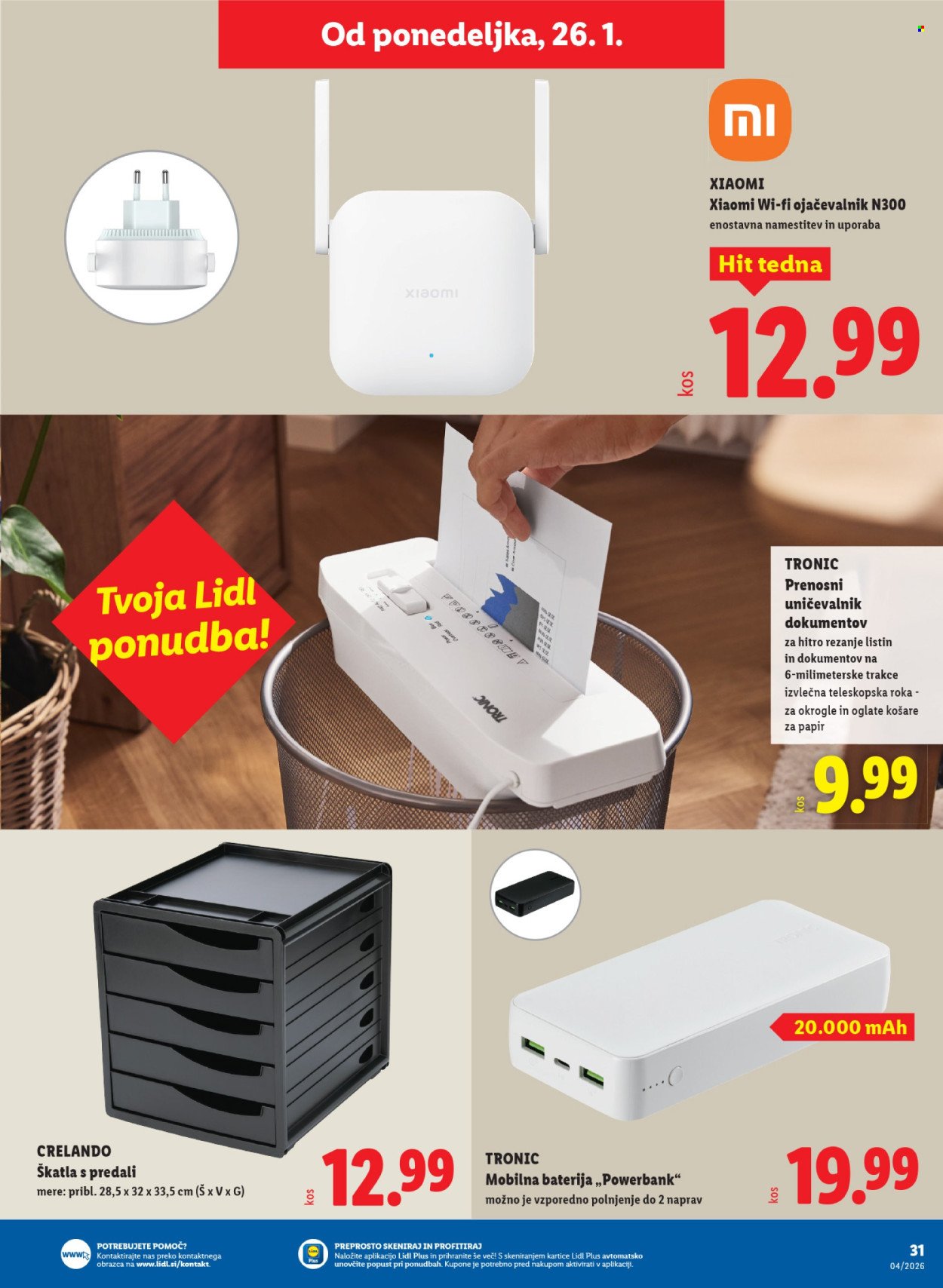 LIDL katalog - Od četrtka, 22. 1. 2026 (2026-01-22 - 2026-01-28)