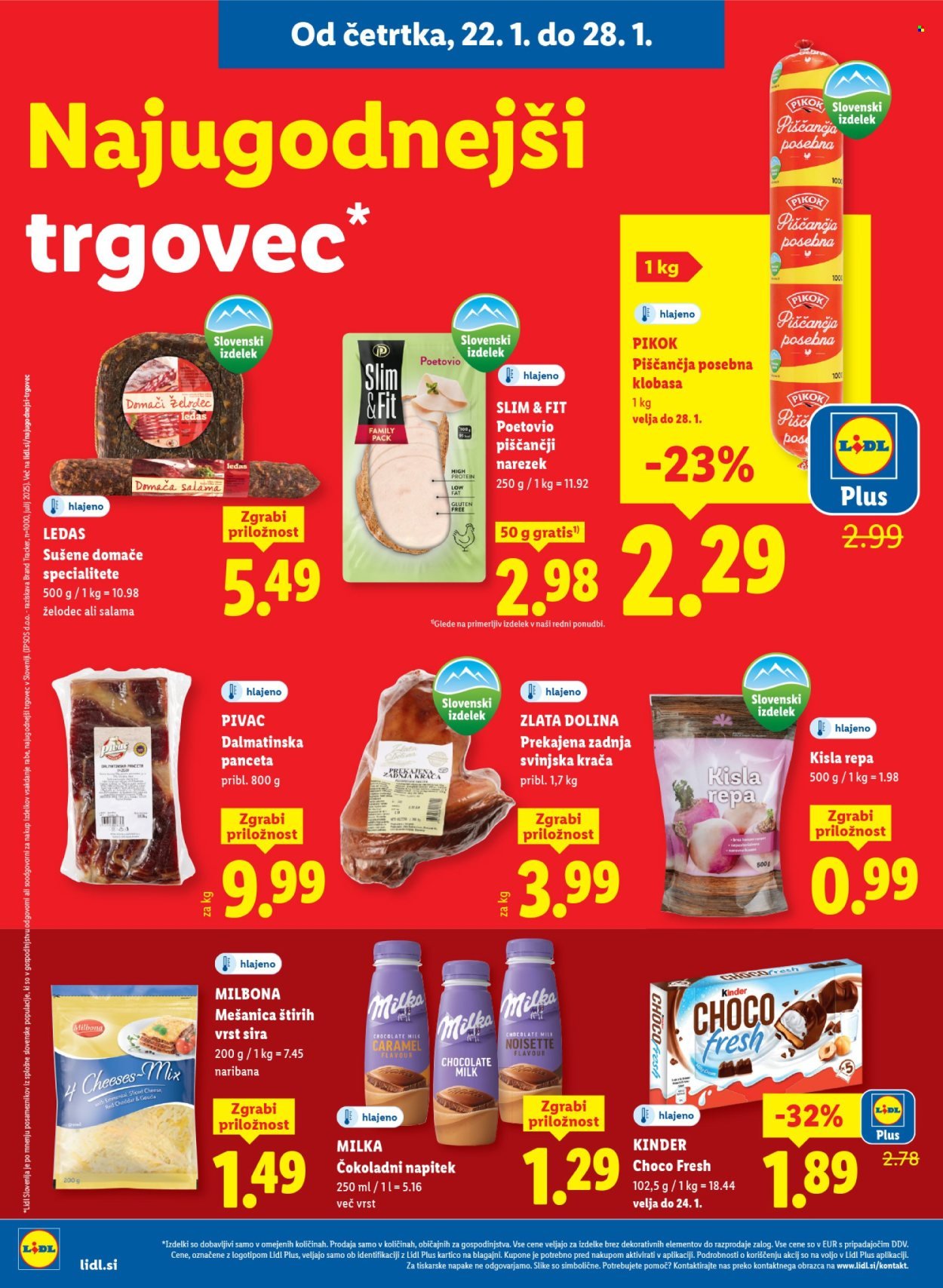 LIDL katalog - Od četrtka, 22. 1. 2026 (2026-01-22 - 2026-01-28)