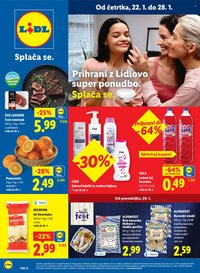 LIDL katalog - Od četrtka, 22. 1. 2026 (2026-01-22 - 2026-01-28)