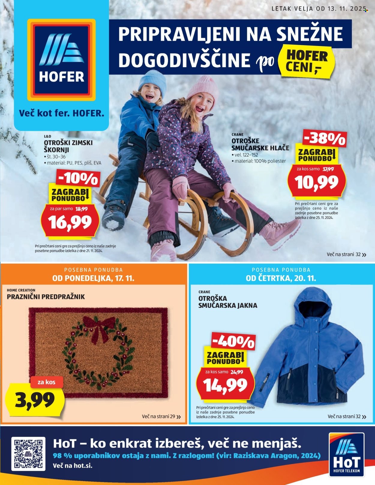 HOFER katalog - Od četrtka, 13. 11. 2025 (2025-11-13 - 2025-11-20)