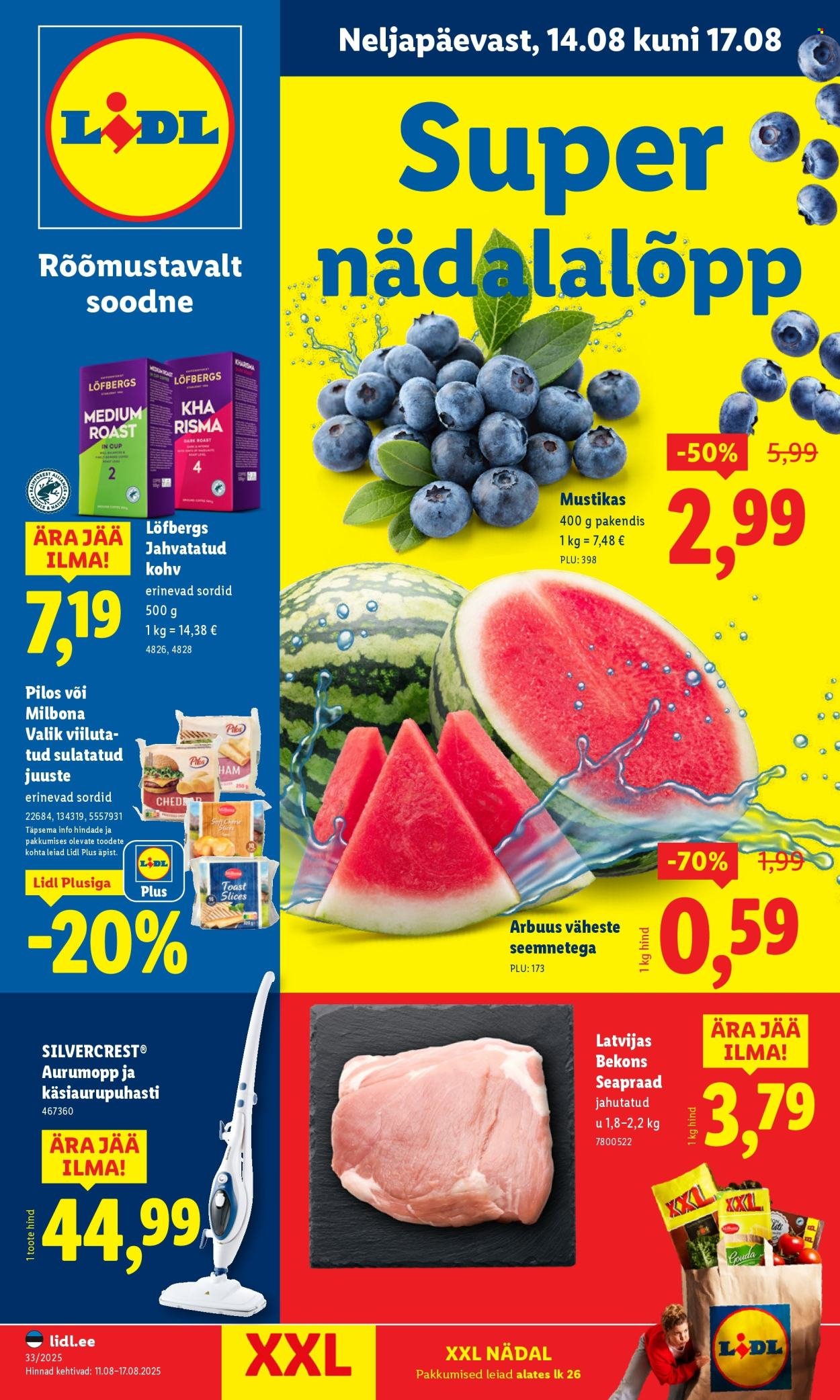 LIDL katalog - Nädalalõpu pakkumised (2025-08-14 - 2025-08-17)