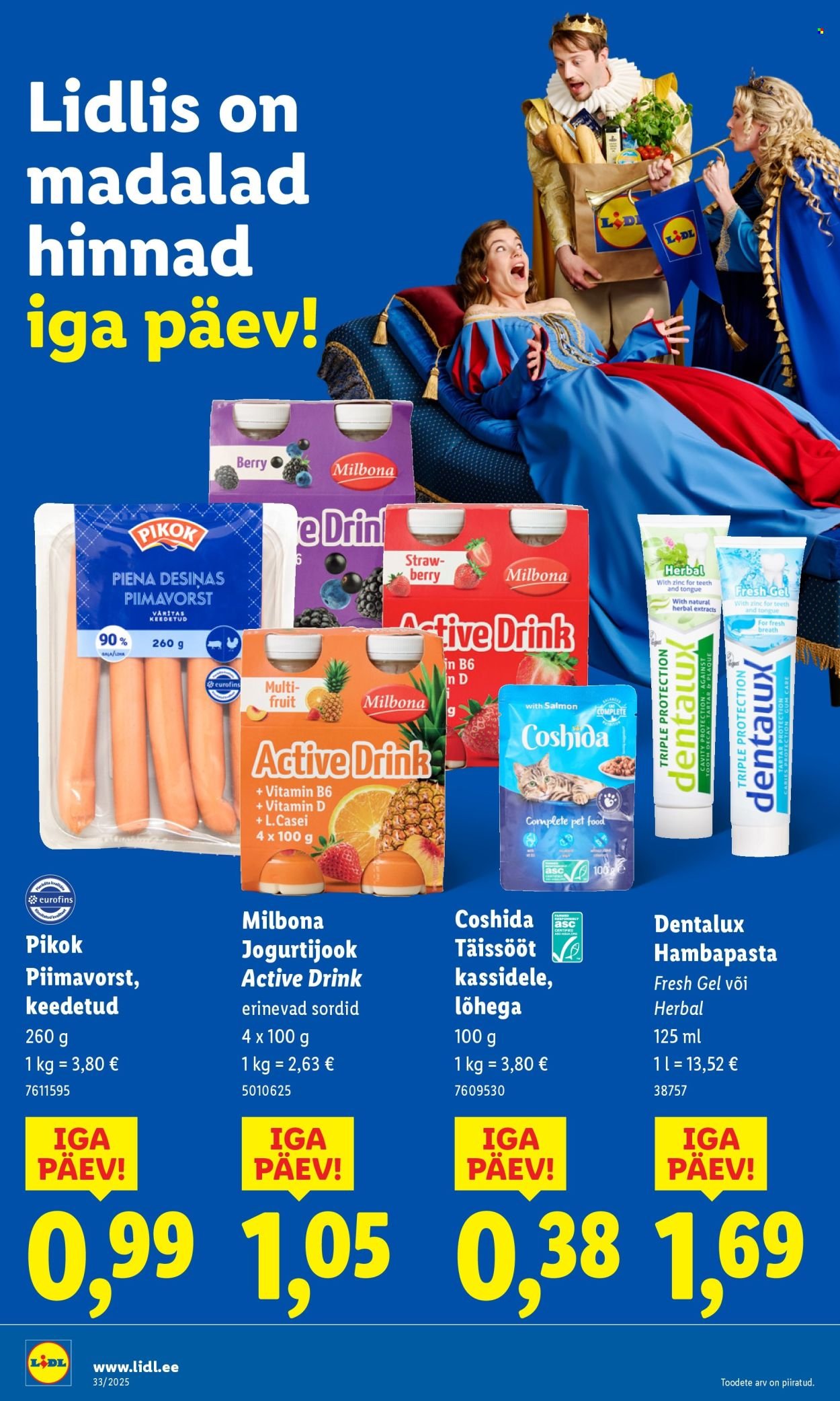 LIDL katalog - Nädalalõpu pakkumised (2025-08-14 - 2025-08-17)
