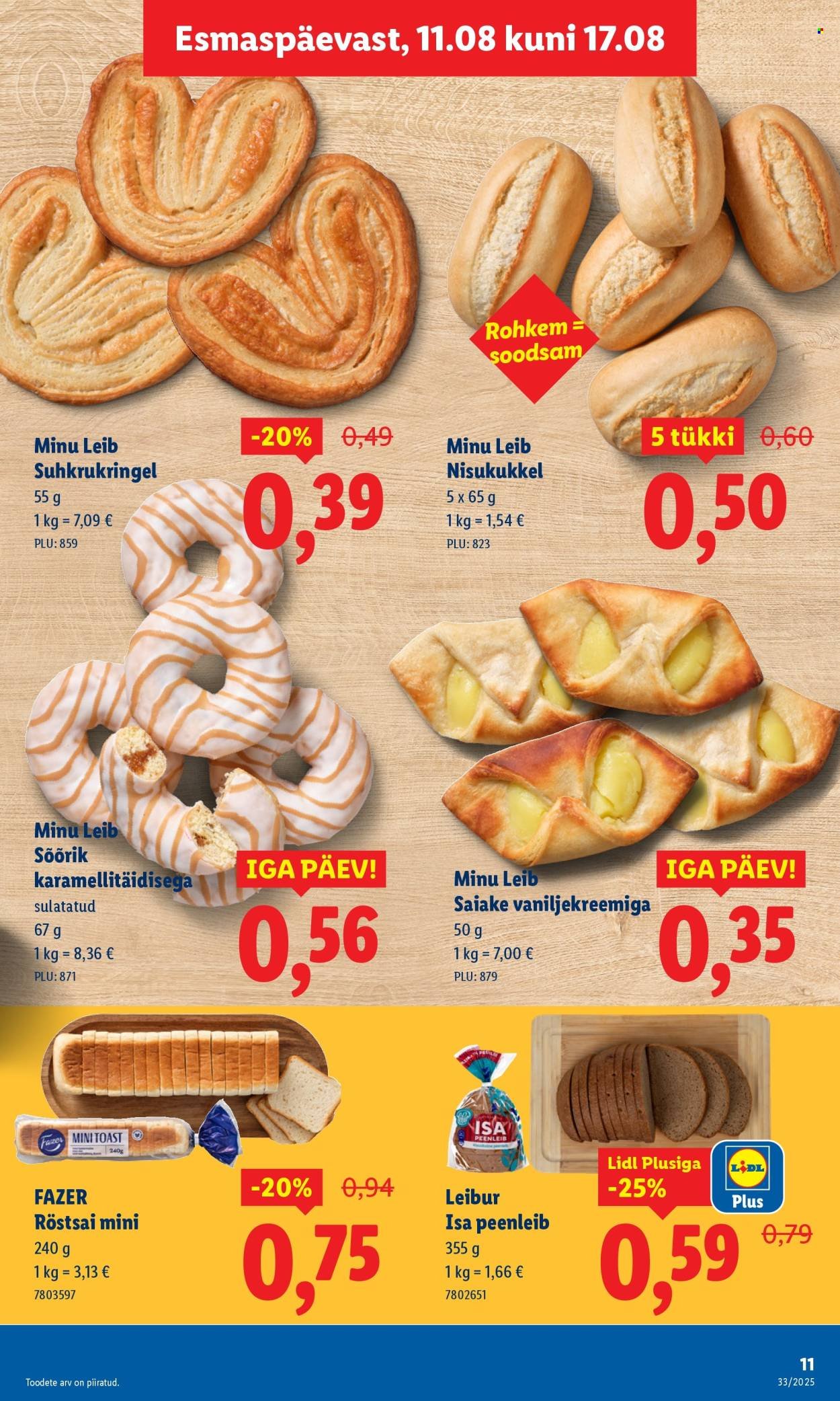 LIDL katalog - Nädalalõpu pakkumised (2025-08-14 - 2025-08-17)