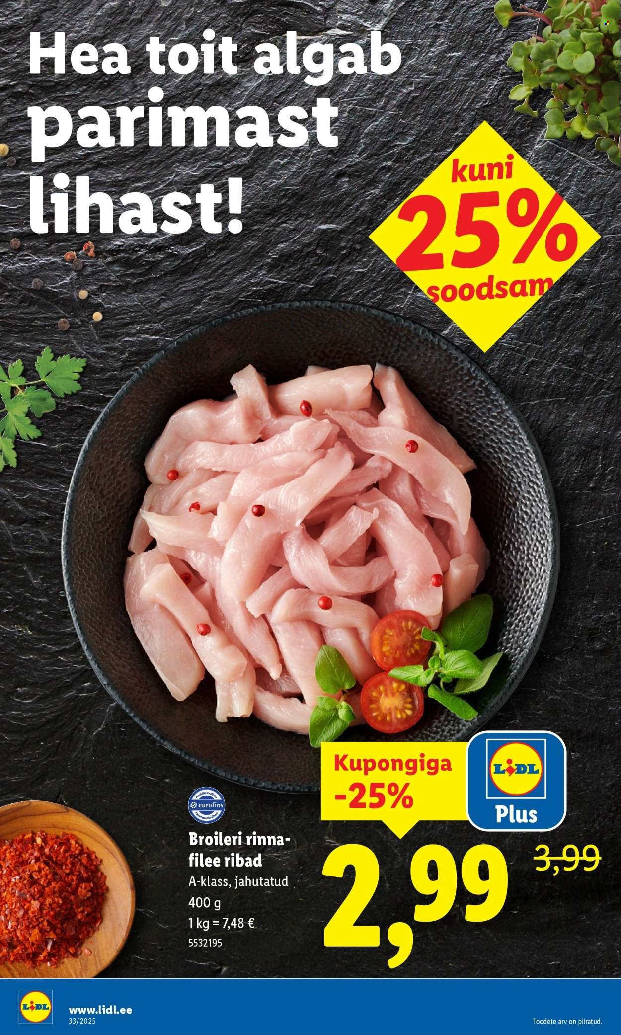 LIDL katalog - Nädalalõpu pakkumised (2025-08-14 - 2025-08-17)