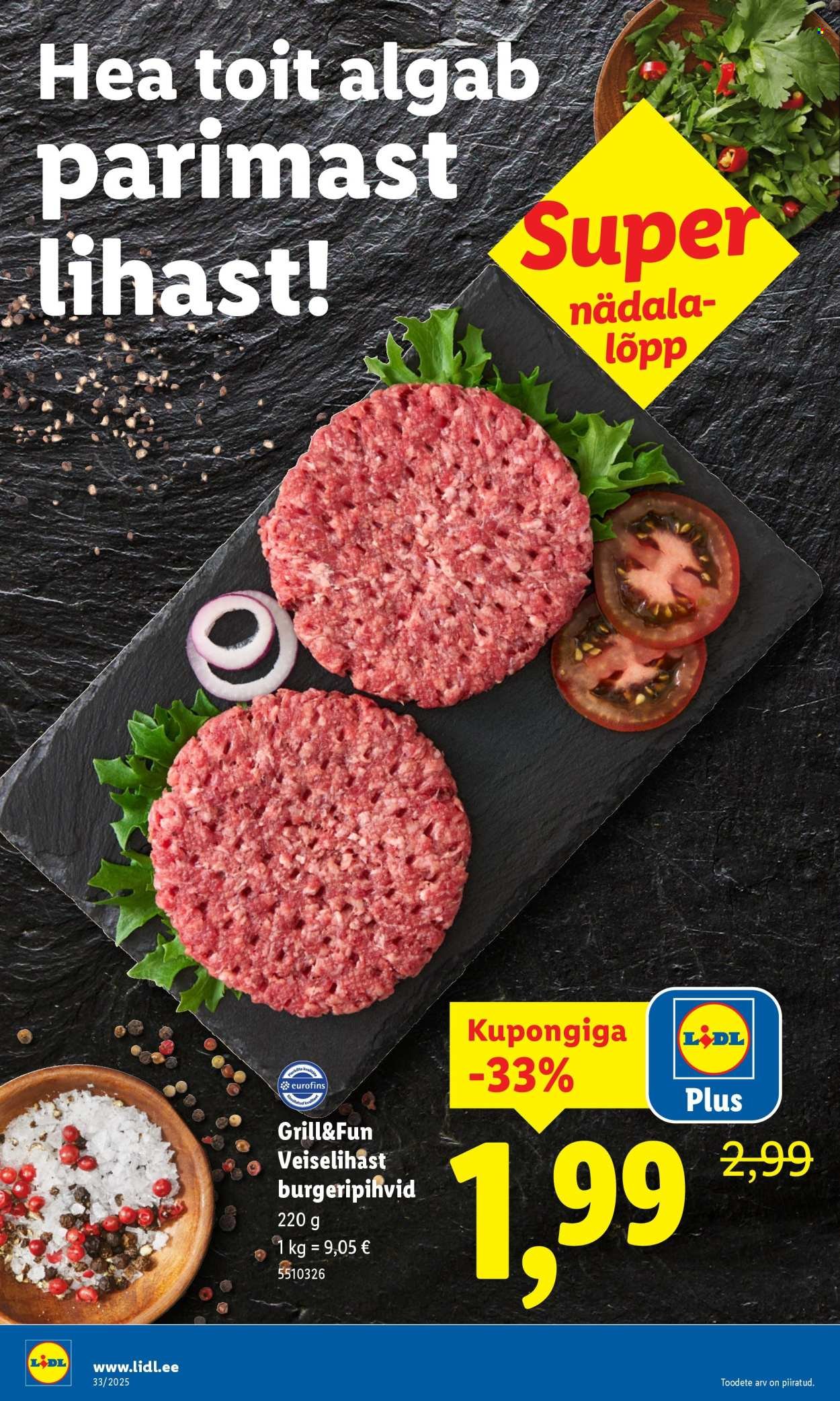 LIDL katalog - Nädalalõpu pakkumised (2025-08-14 - 2025-08-17)