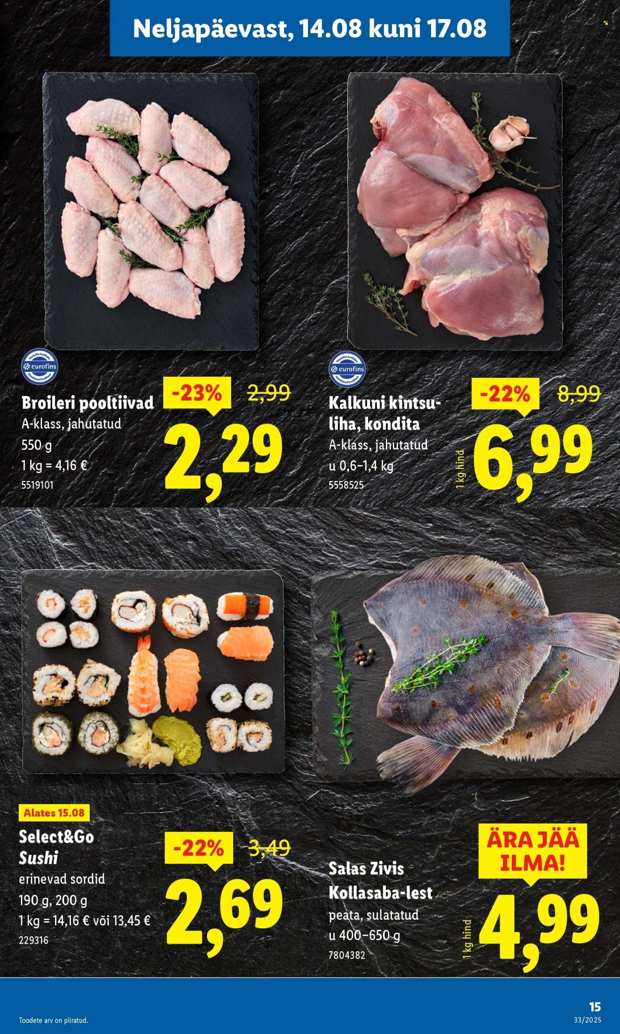 LIDL katalog - Nädalalõpu pakkumised (2025-08-14 - 2025-08-17)