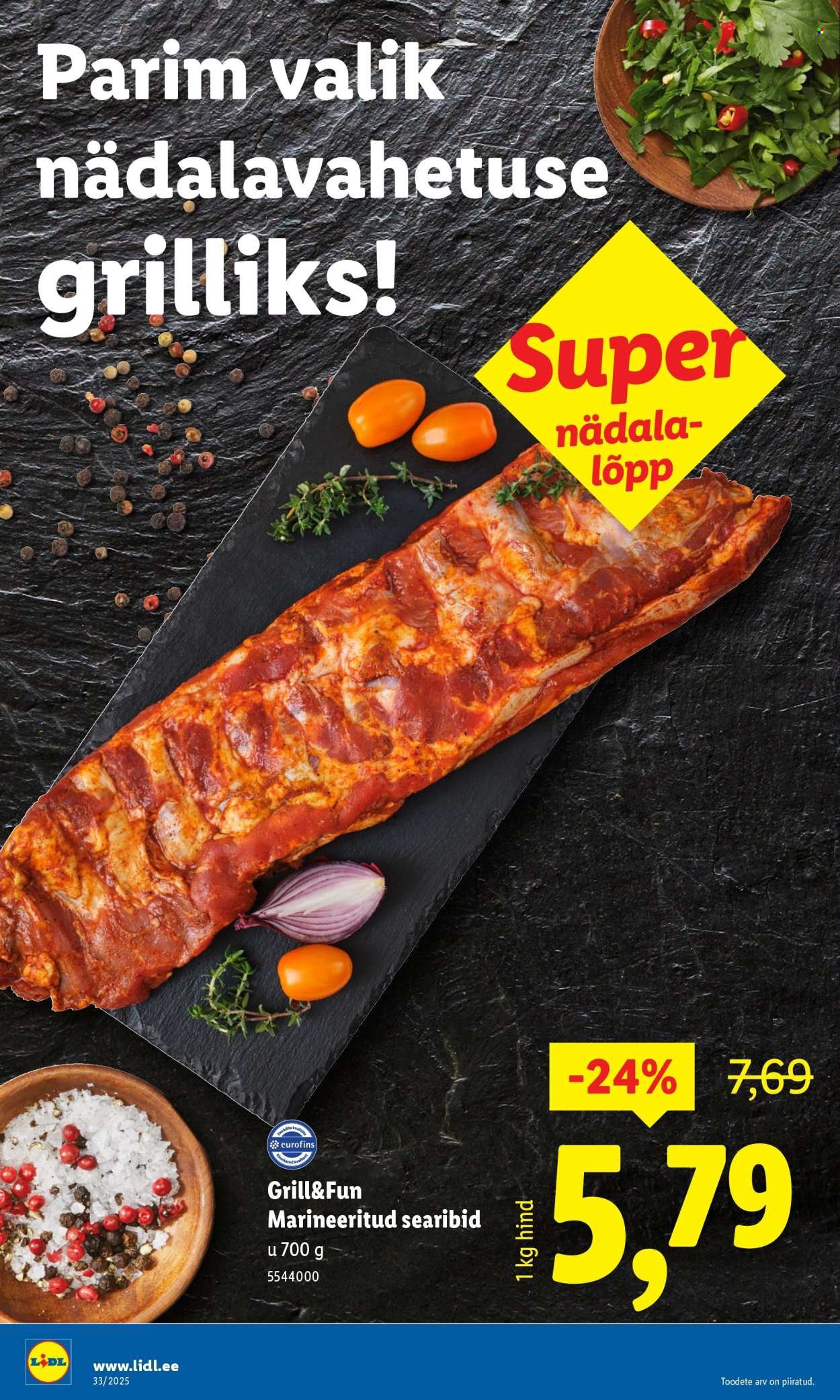 LIDL katalog - Nädalalõpu pakkumised (2025-08-14 - 2025-08-17)
