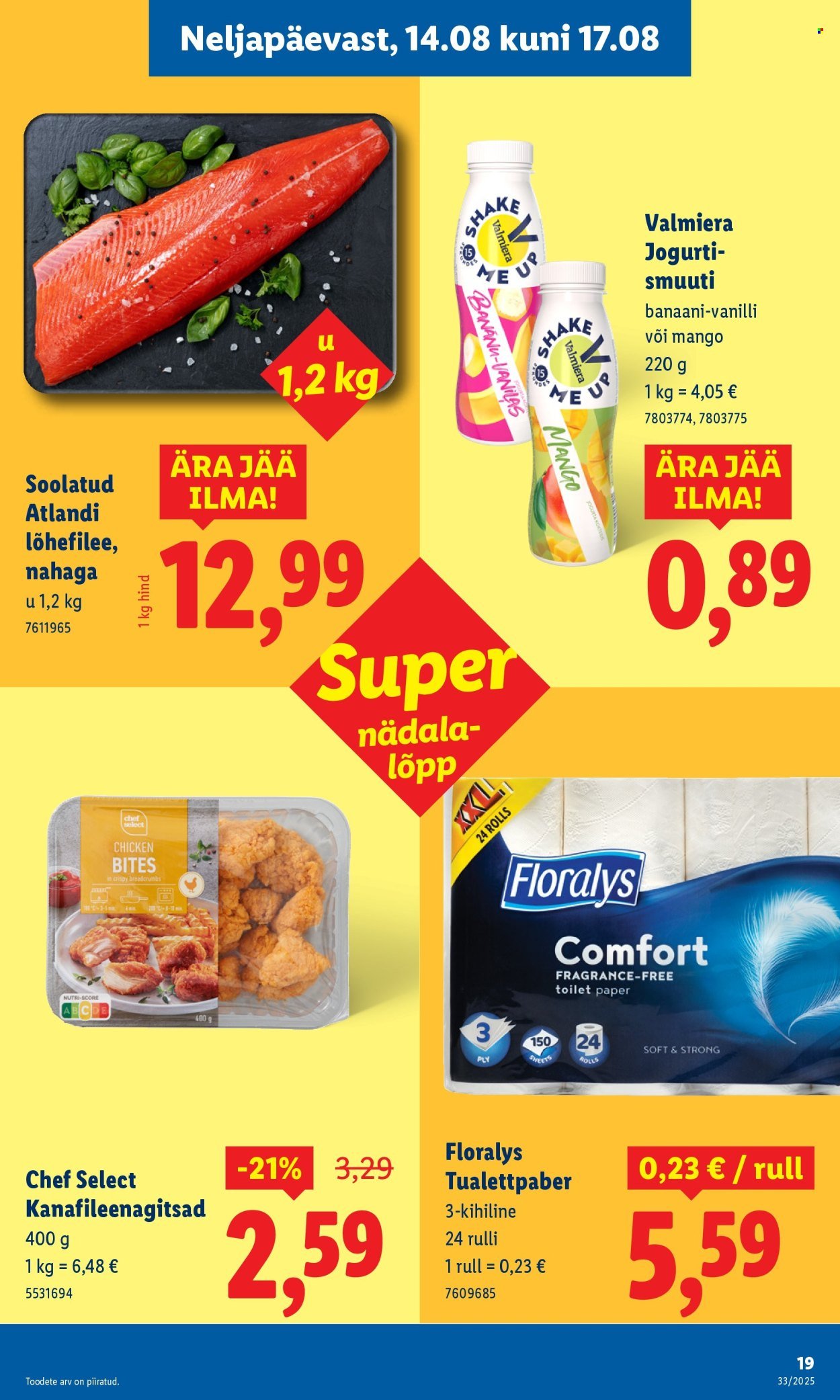 LIDL katalog - Nädalalõpu pakkumised (2025-08-14 - 2025-08-17)