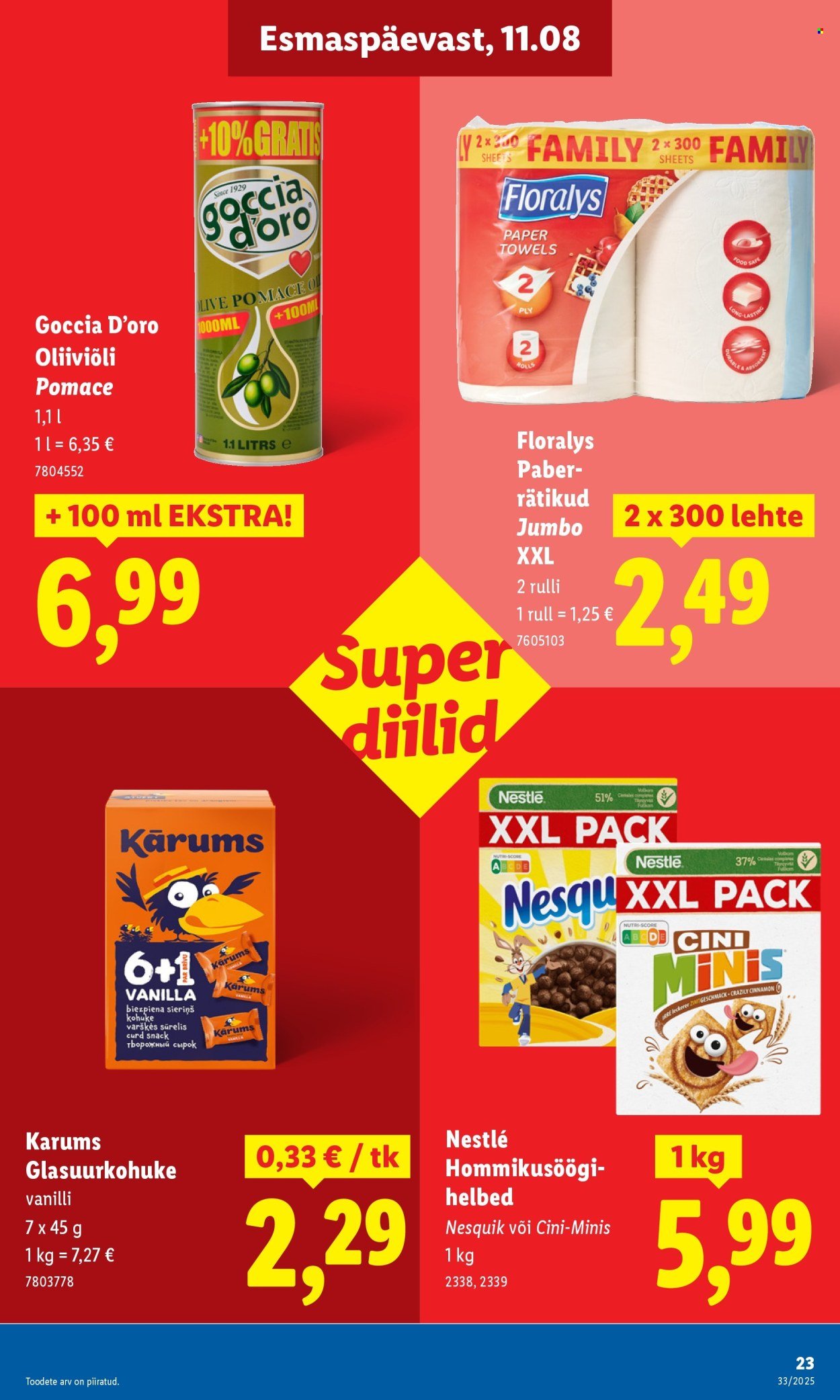 LIDL katalog - Nädalalõpu pakkumised (2025-08-14 - 2025-08-17)