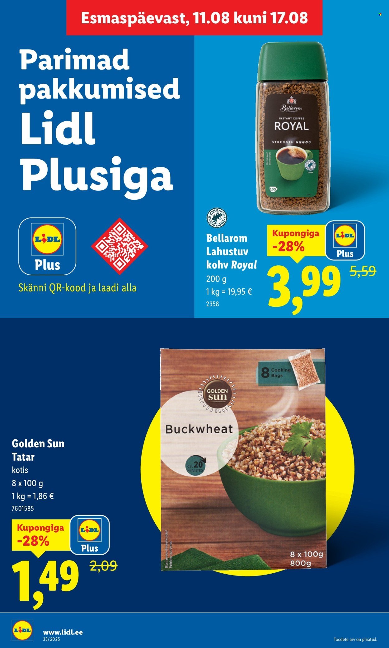 LIDL katalog - Nädalalõpu pakkumised (2025-08-14 - 2025-08-17)