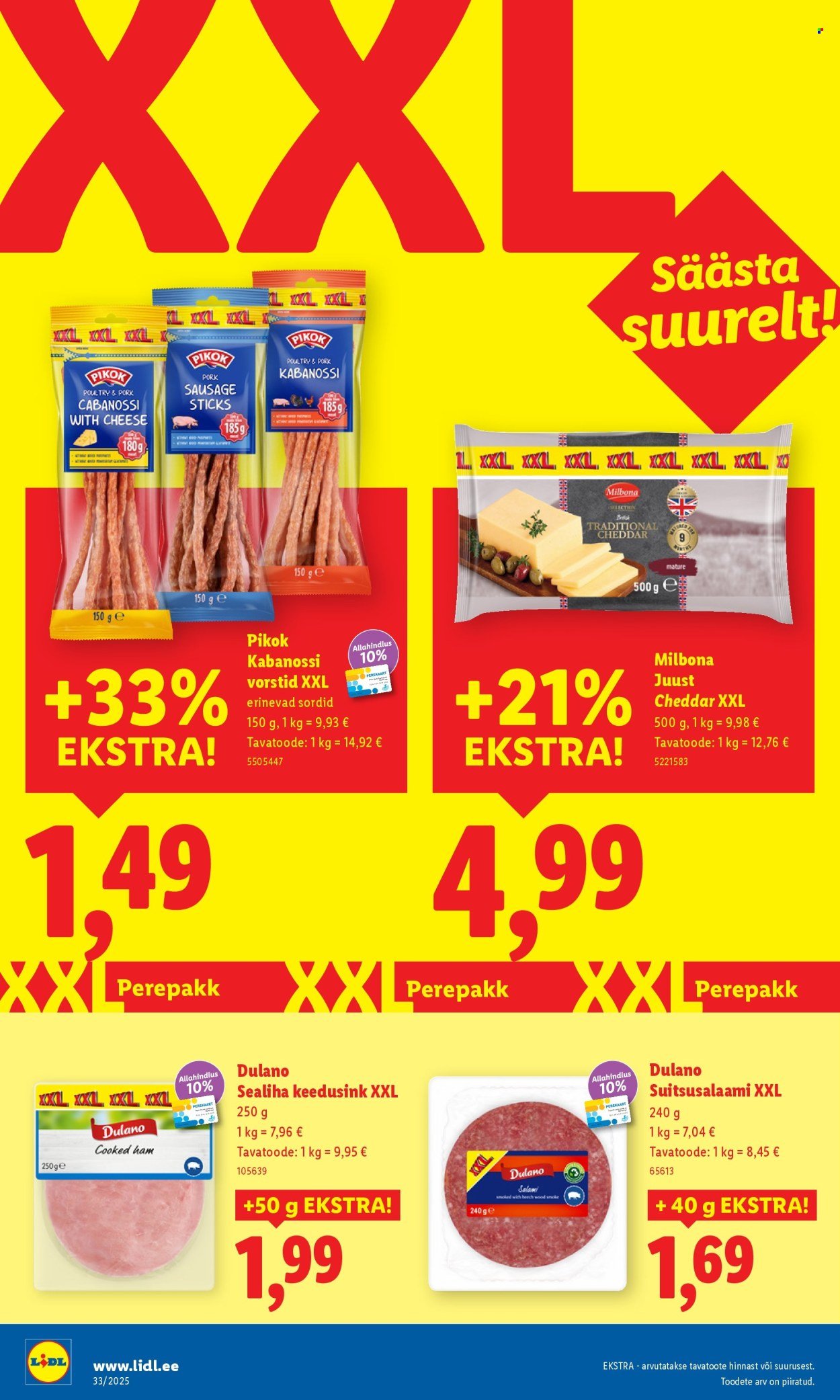LIDL katalog - Nädalalõpu pakkumised (2025-08-14 - 2025-08-17)