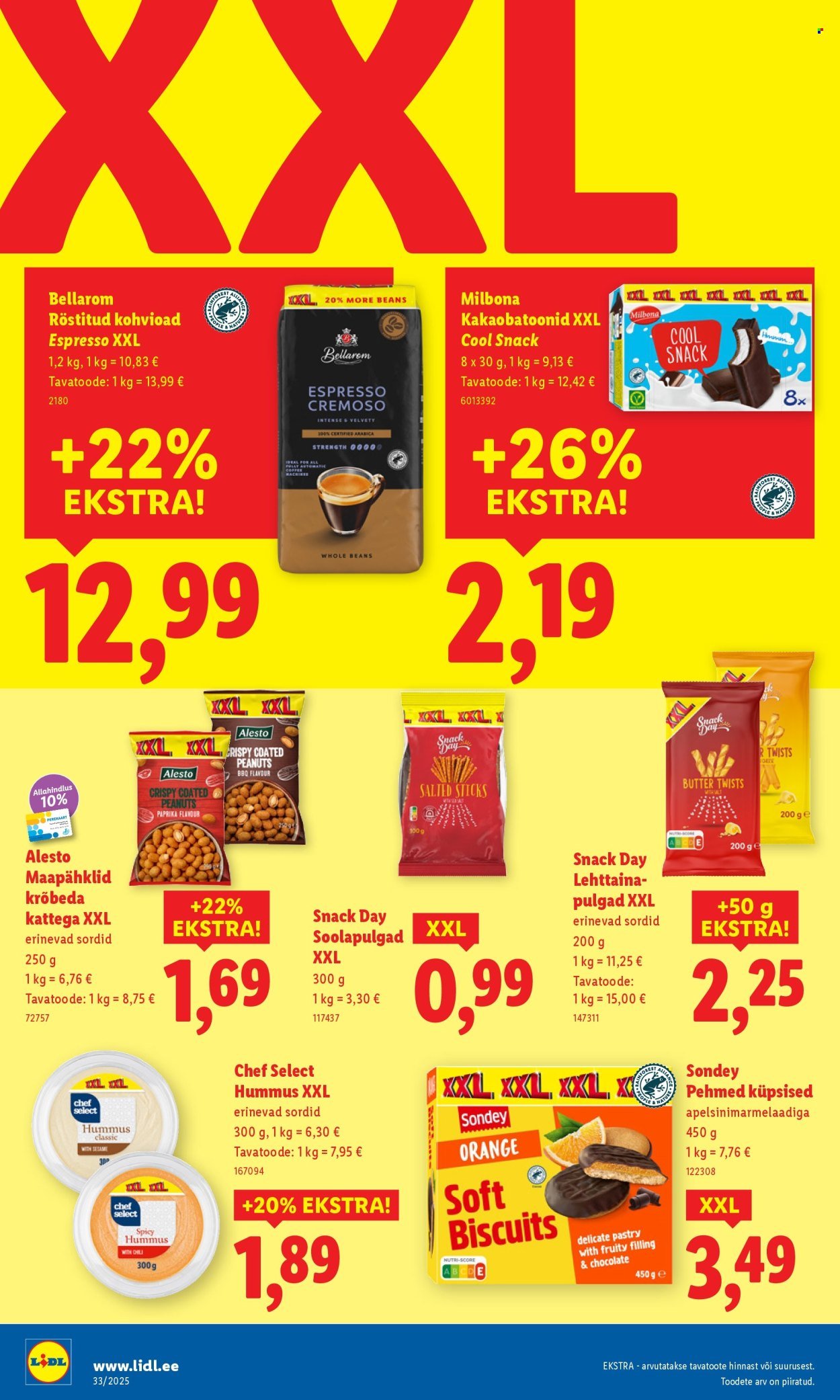 LIDL katalog - Nädalalõpu pakkumised (2025-08-14 - 2025-08-17)
