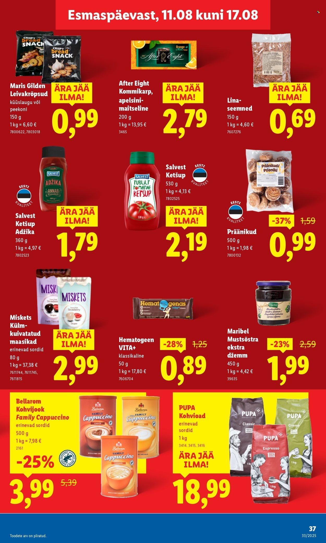 LIDL katalog - Nädalalõpu pakkumised (2025-08-14 - 2025-08-17)