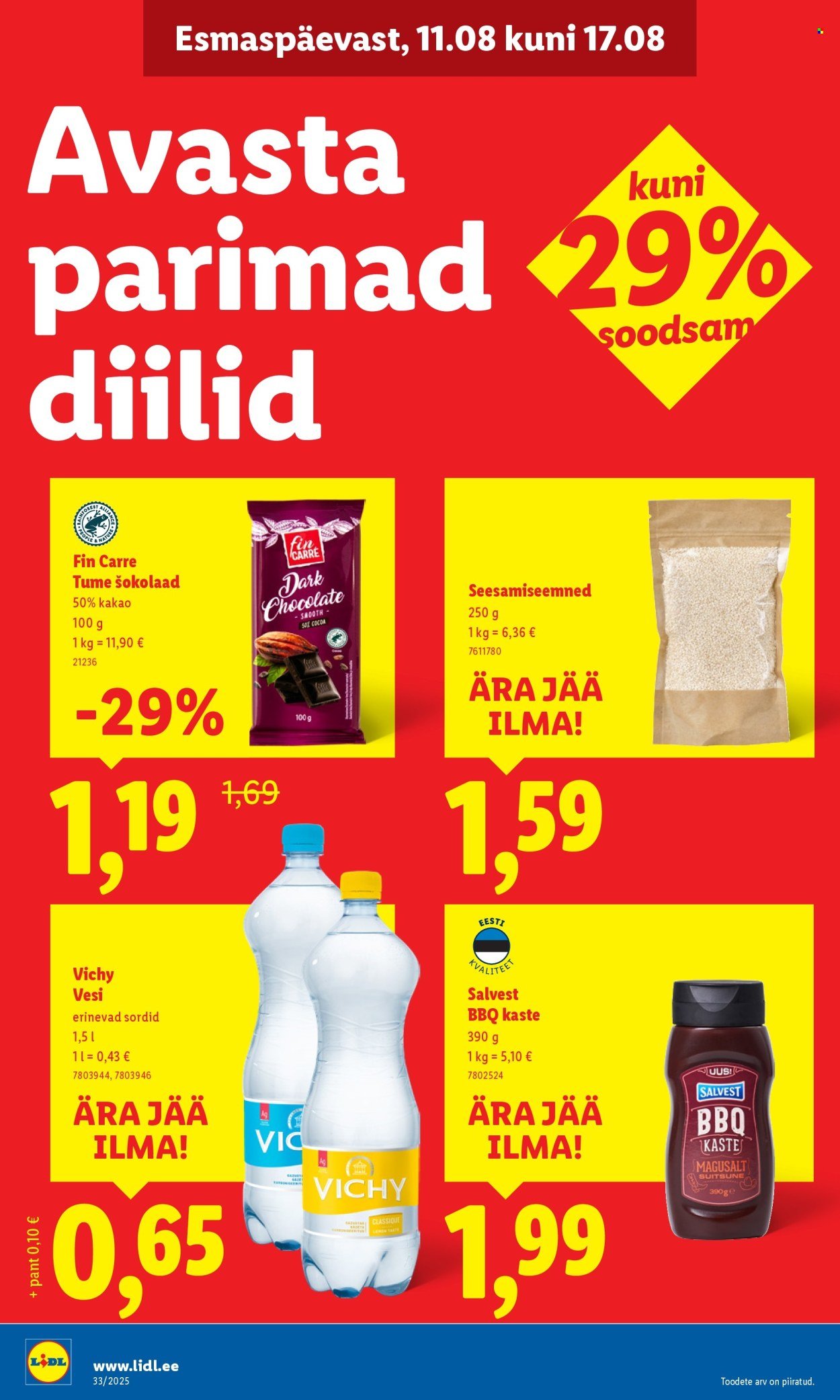 LIDL katalog - Nädalalõpu pakkumised (2025-08-14 - 2025-08-17)