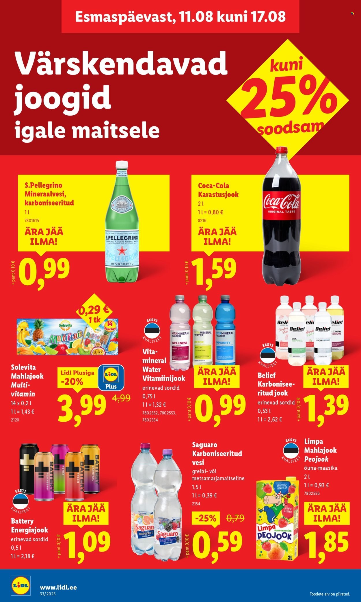 LIDL katalog - Nädalalõpu pakkumised (2025-08-14 - 2025-08-17)