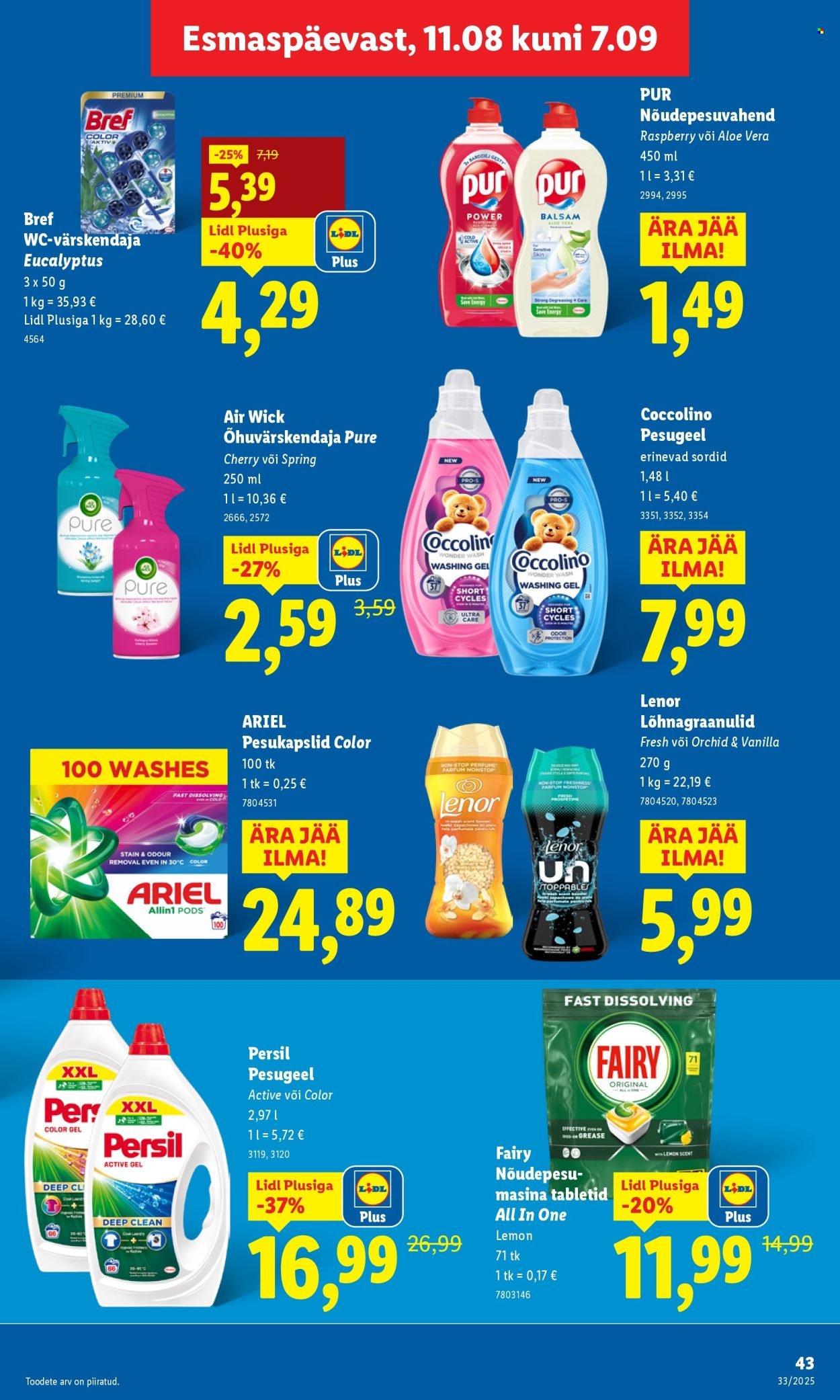 LIDL katalog - Nädalalõpu pakkumised (2025-08-14 - 2025-08-17)
