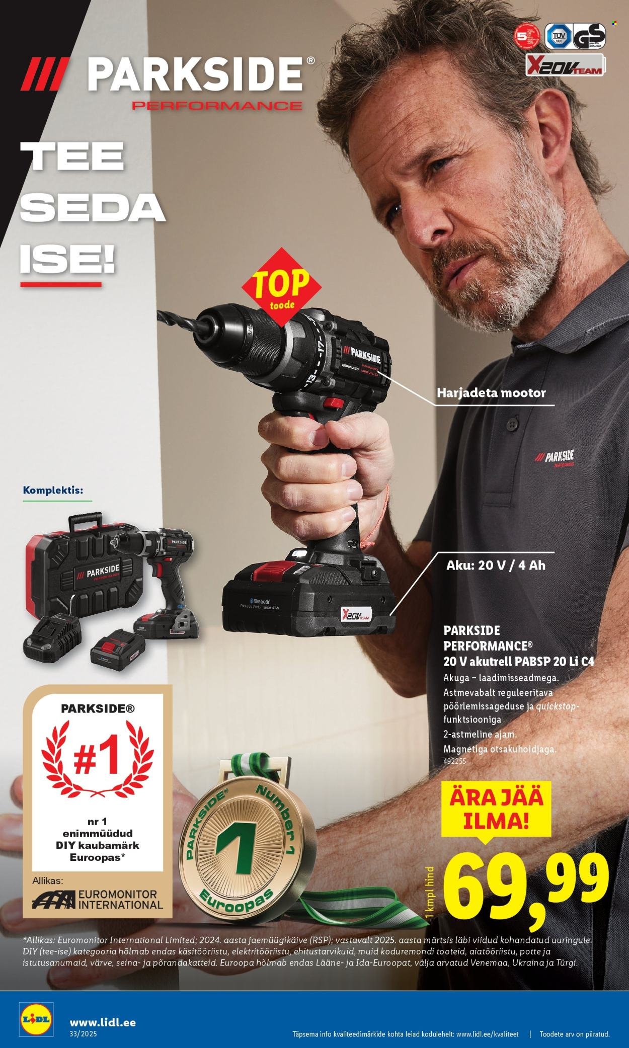 LIDL katalog - Nädalalõpu pakkumised (2025-08-14 - 2025-08-17)