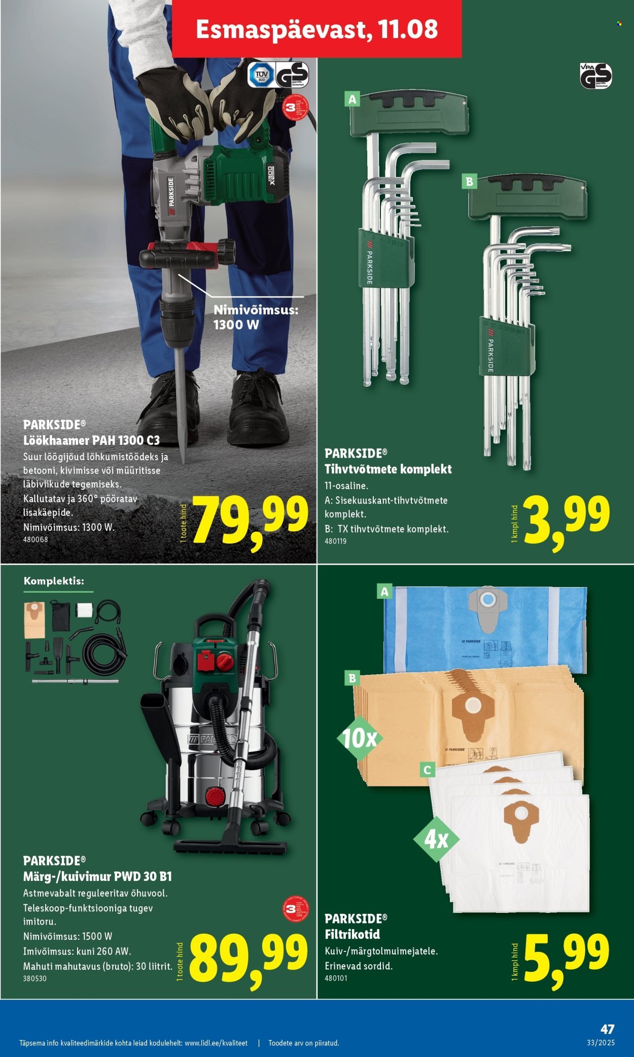 LIDL katalog - Nädalalõpu pakkumised (2025-08-14 - 2025-08-17)