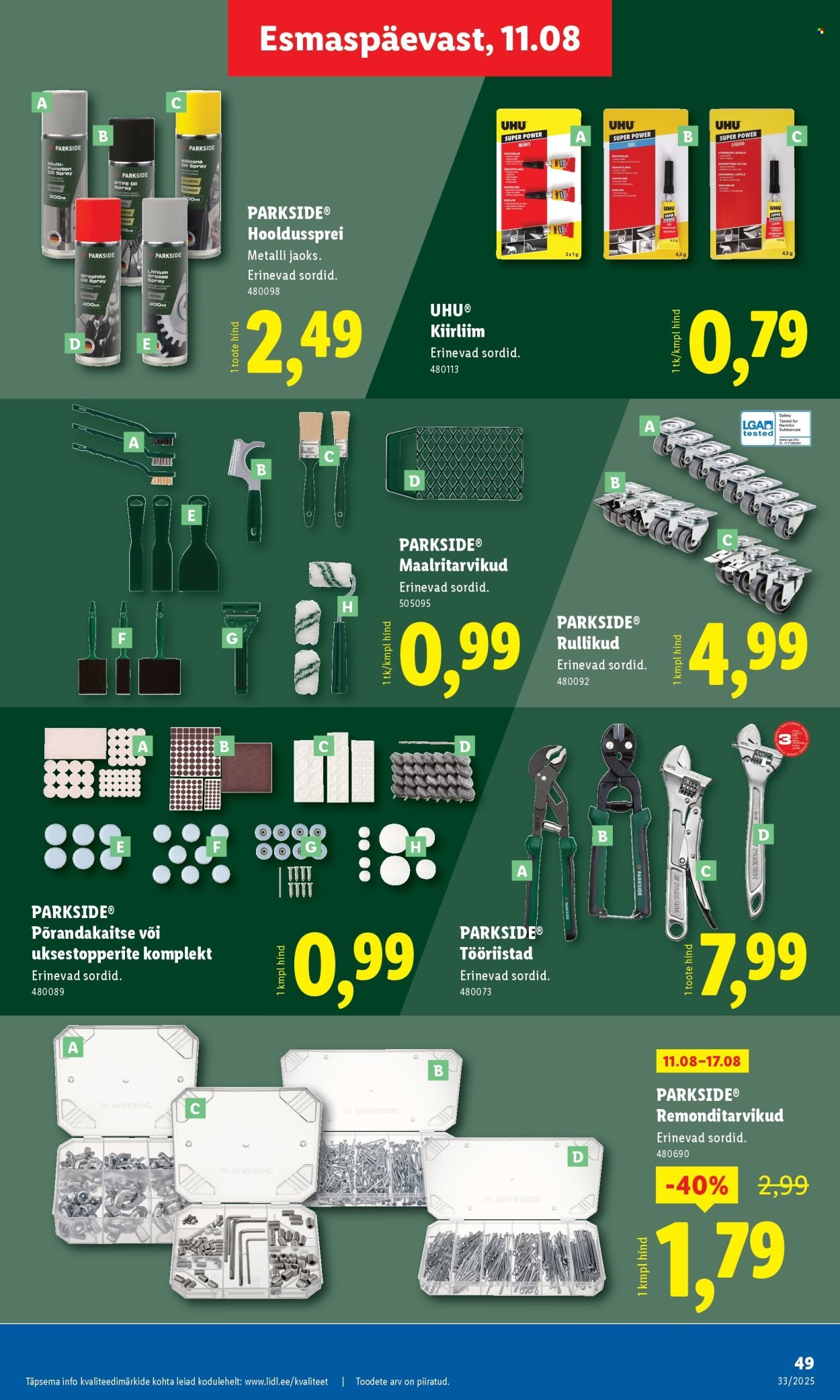 LIDL katalog - Nädalalõpu pakkumised (2025-08-14 - 2025-08-17)