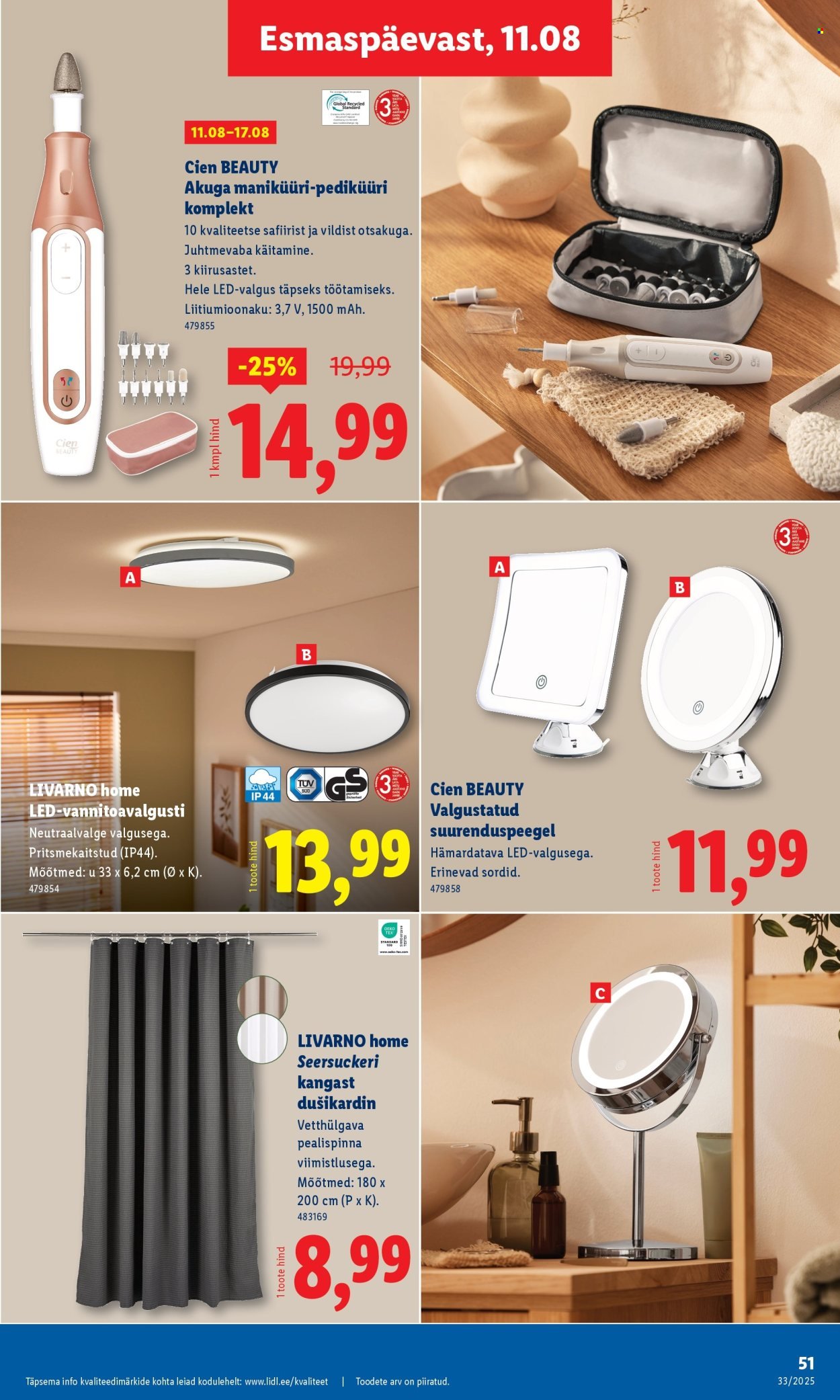 LIDL katalog - Nädalalõpu pakkumised (2025-08-14 - 2025-08-17)