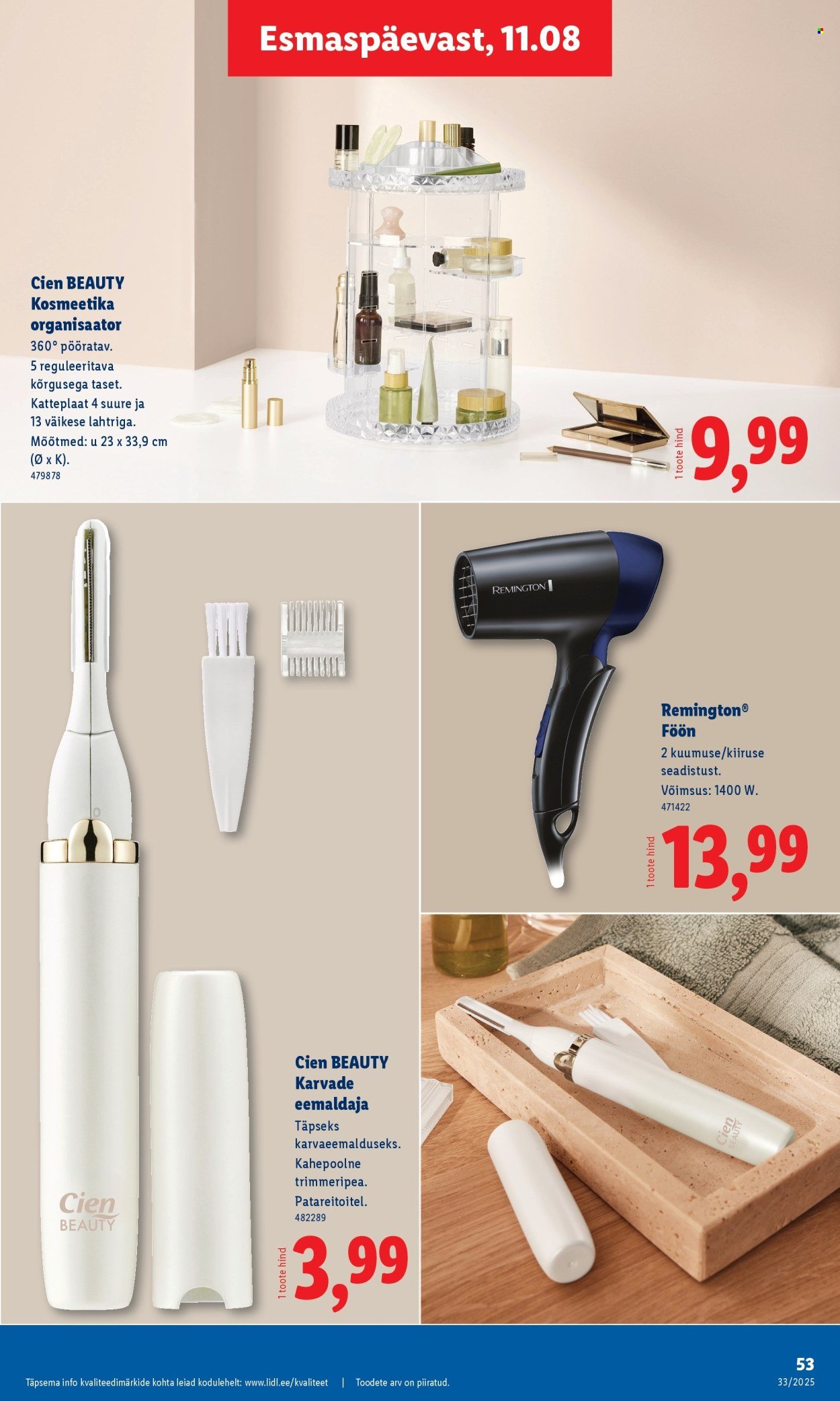LIDL katalog - Nädalalõpu pakkumised (2025-08-14 - 2025-08-17)