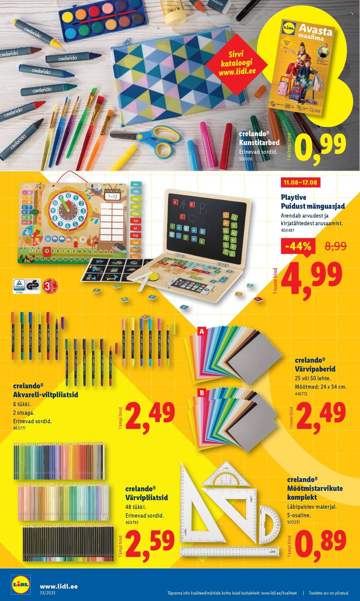 LIDL katalog - Nädalalõpu pakkumised (2025-08-14 - 2025-08-17)