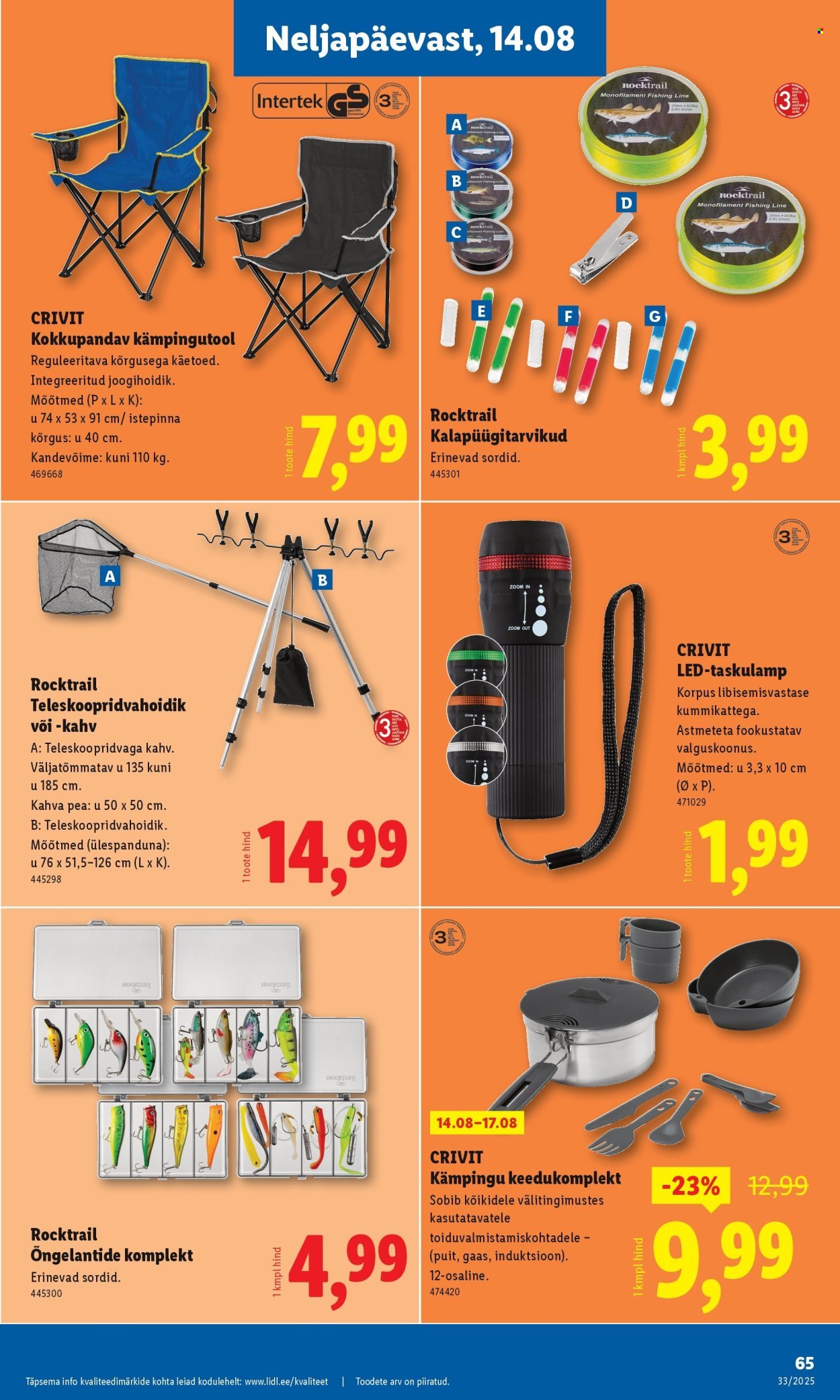 LIDL katalog - Nädalalõpu pakkumised (2025-08-14 - 2025-08-17)