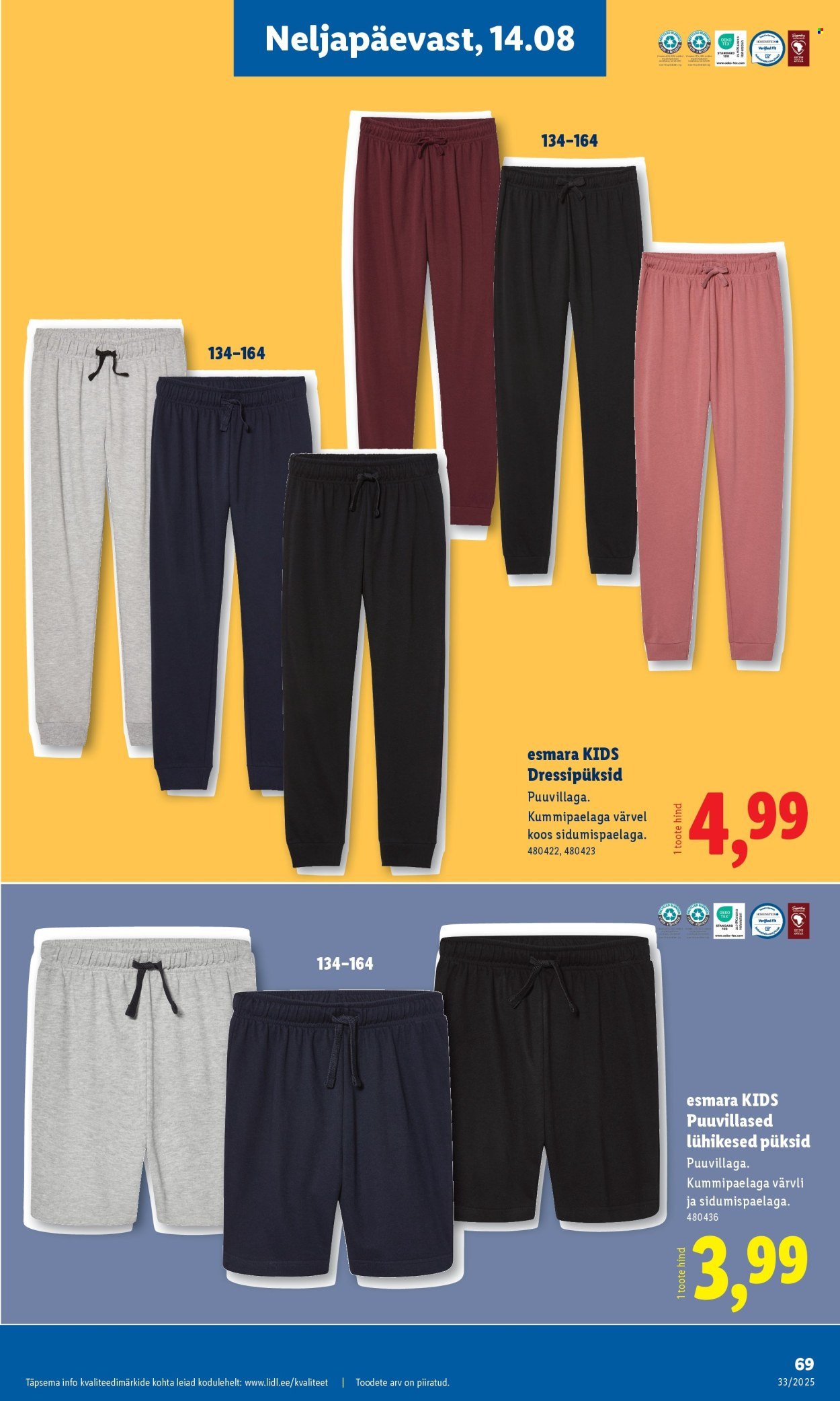 LIDL katalog - Nädalalõpu pakkumised (2025-08-14 - 2025-08-17)