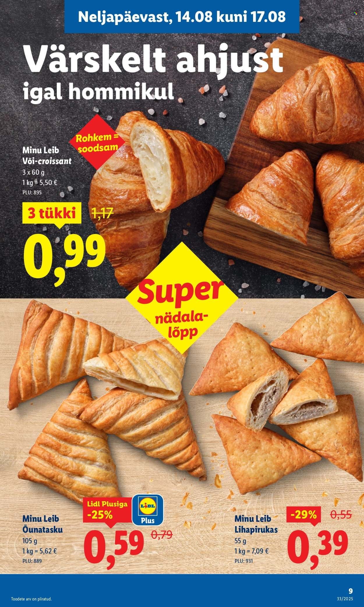 LIDL katalog - Nädalalõpu pakkumised (2025-08-14 - 2025-08-17)