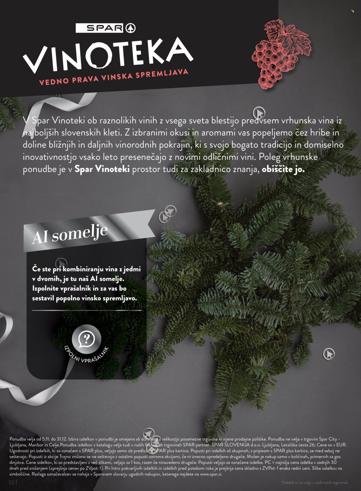 SPAR katalog - Katalog Vino 2025 (2025-11-05 - 2025-12-31)