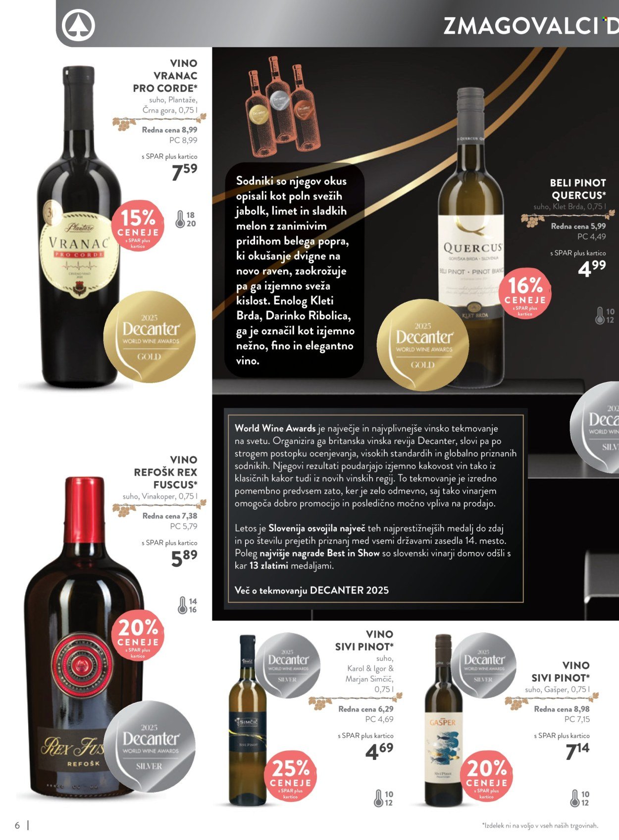 SPAR katalog - Katalog Vino 2025 (2025-11-05 - 2025-12-31)