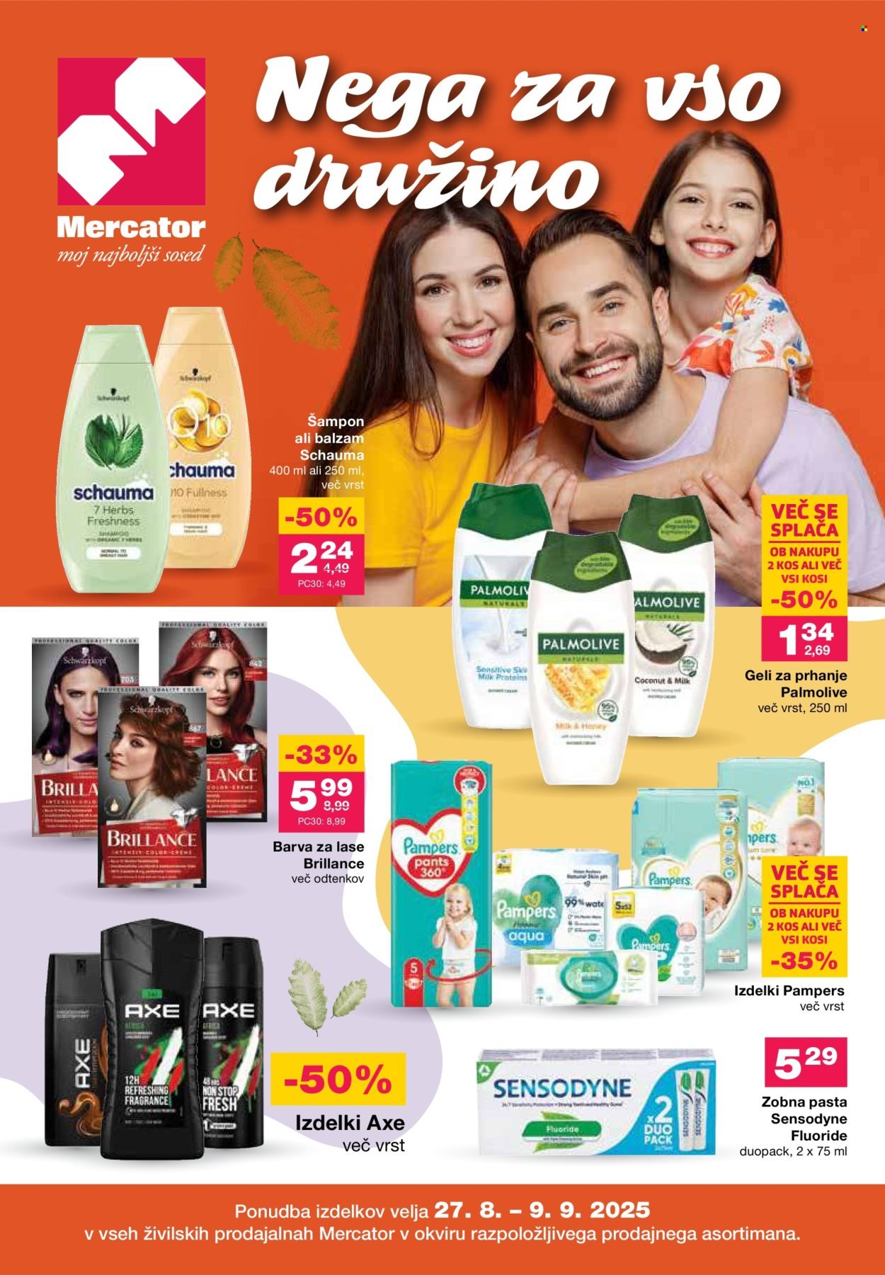 MERCATOR katalog - Nega za vso družino (2025-08-27 - 2025-09-09)