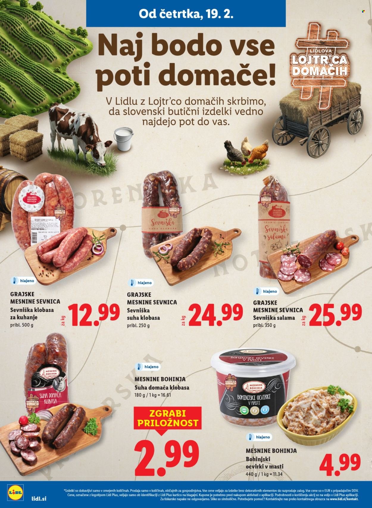 LIDL katalog - Od četrtka, 19. 2. 2026 (2026-02-19 - 2026-02-25)