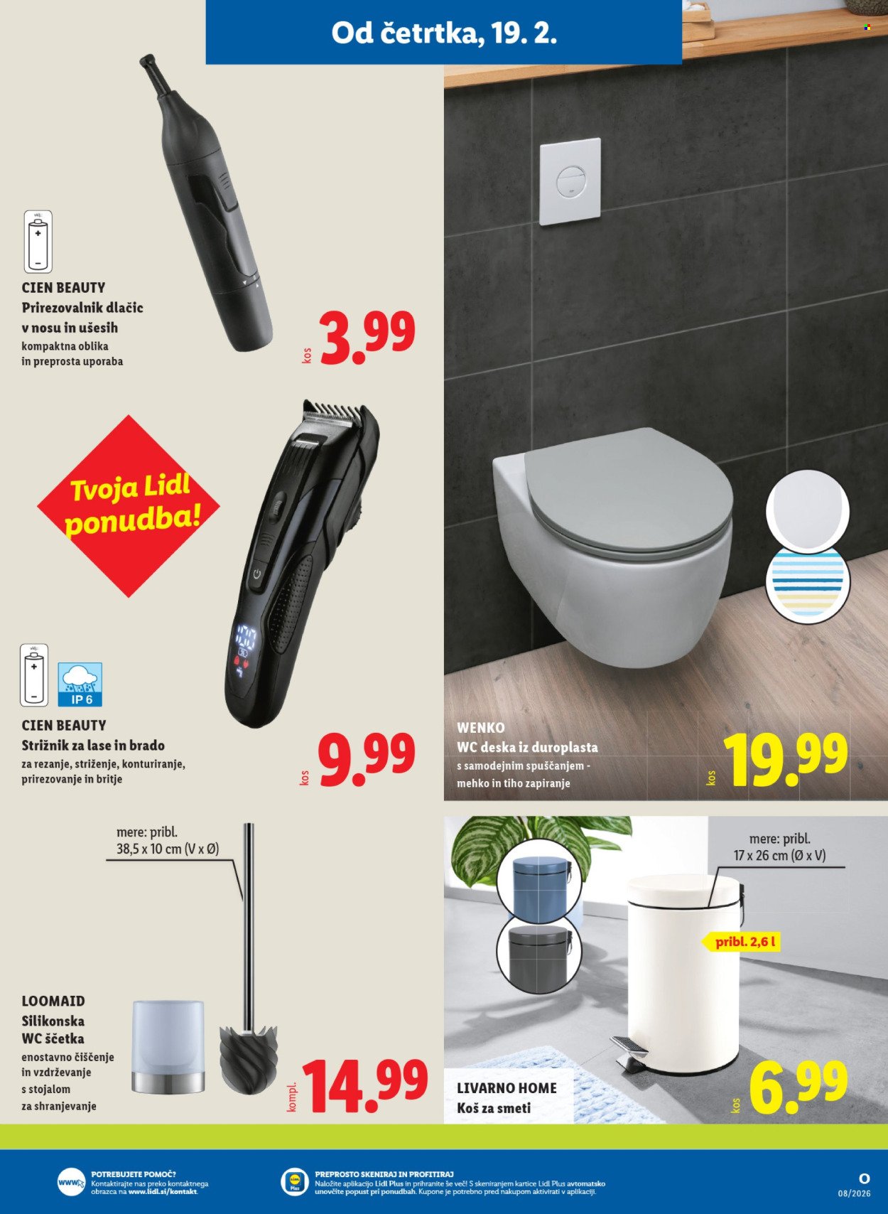 LIDL katalog - Od četrtka, 19. 2. 2026 (2026-02-19 - 2026-02-25)