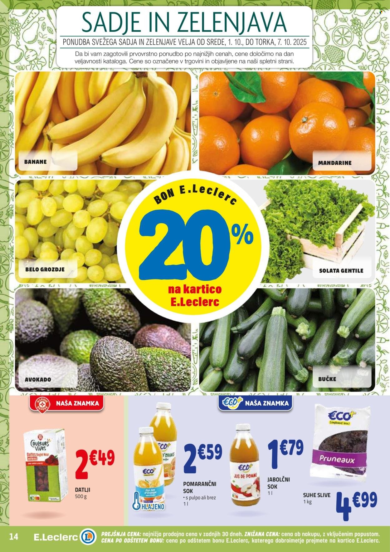E.LECLERC katalog - Od srede, 1. 10. 2025 (2025-10-01 - 2025-10-11)