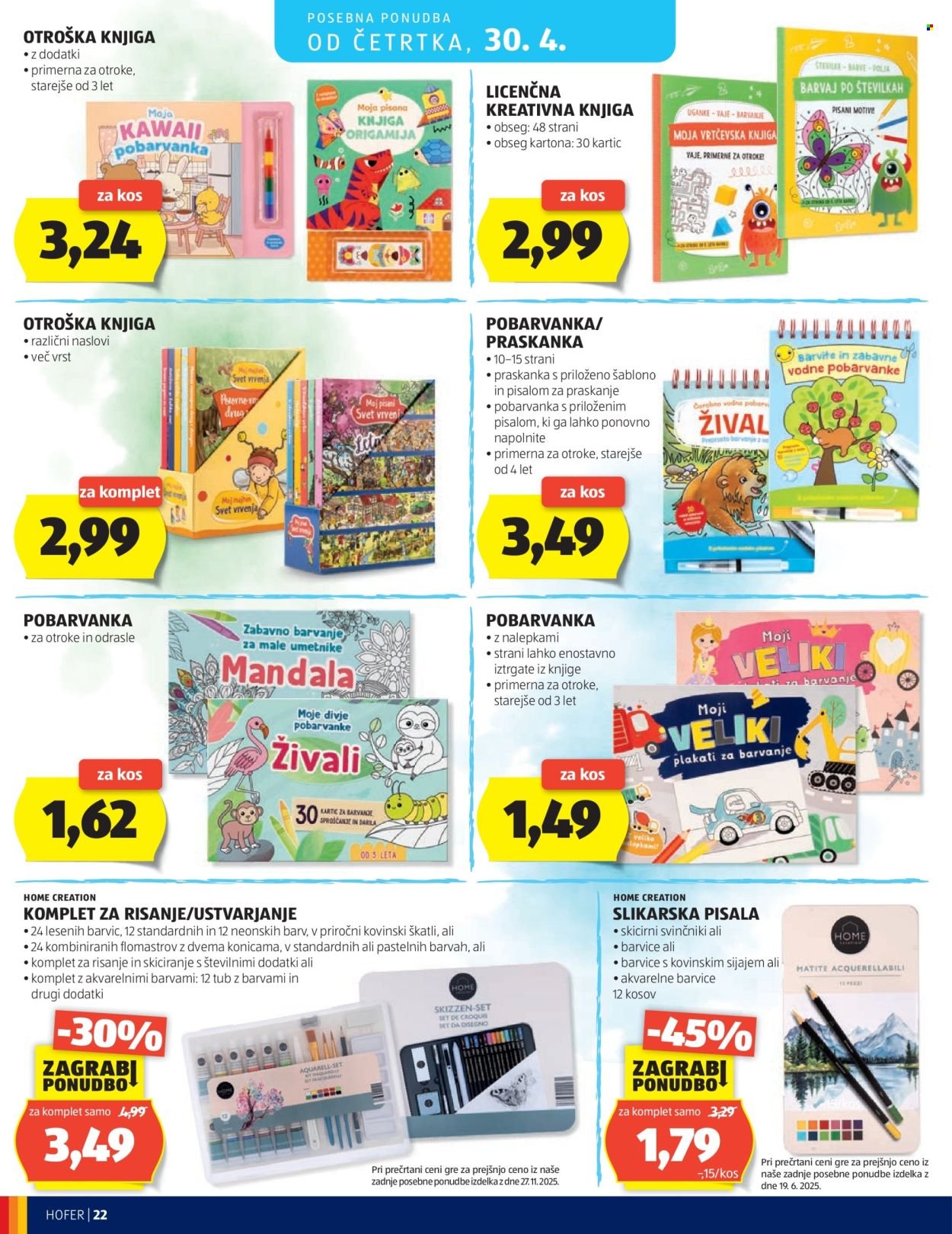HOFER katalog - Od srede, 22. 4. 2026 (2026-04-22 - 2026-04-30)