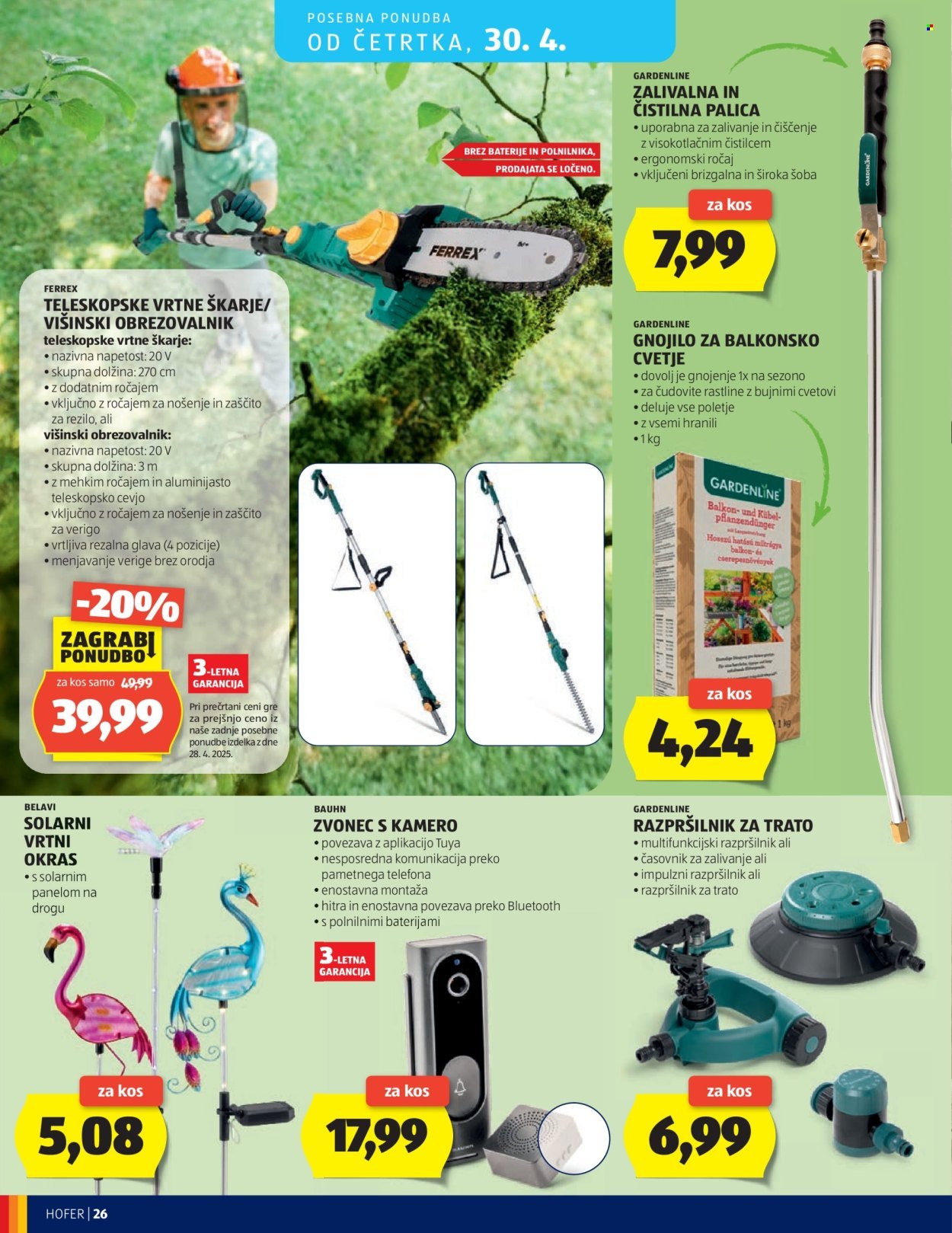 HOFER katalog - Od srede, 22. 4. 2026 (2026-04-22 - 2026-04-30)