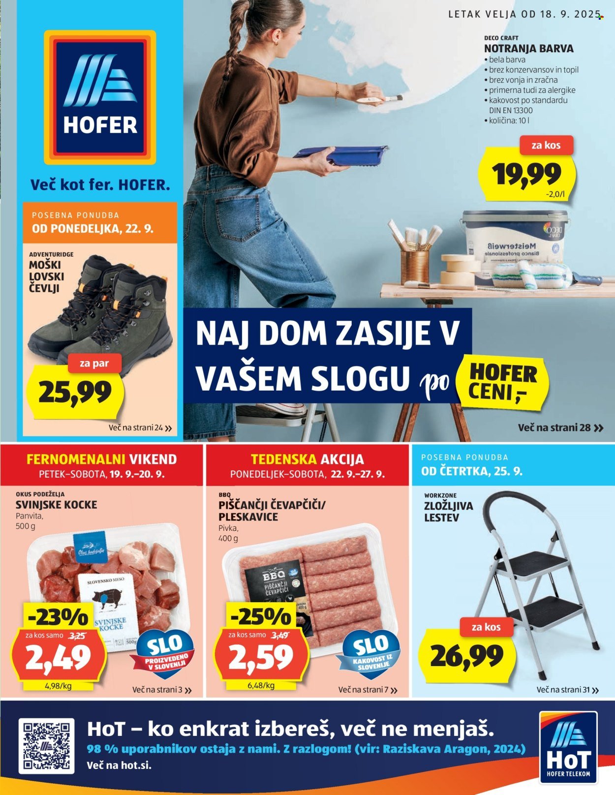 HOFER katalog - Od četrtka, 18. 9. 2025 (2025-09-18 - 2025-09-27)