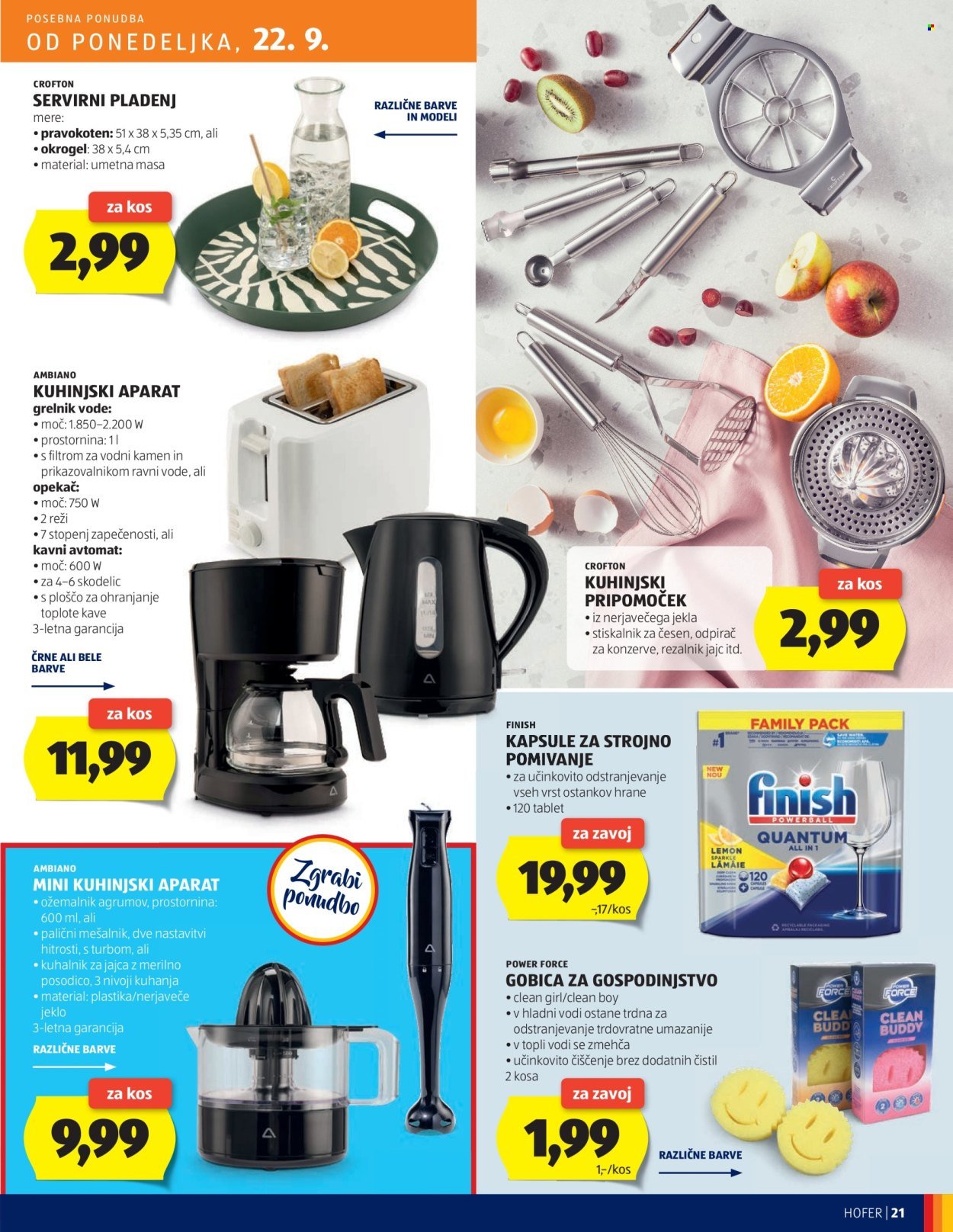 HOFER katalog - Od četrtka, 18. 9. 2025 (2025-09-18 - 2025-09-27)