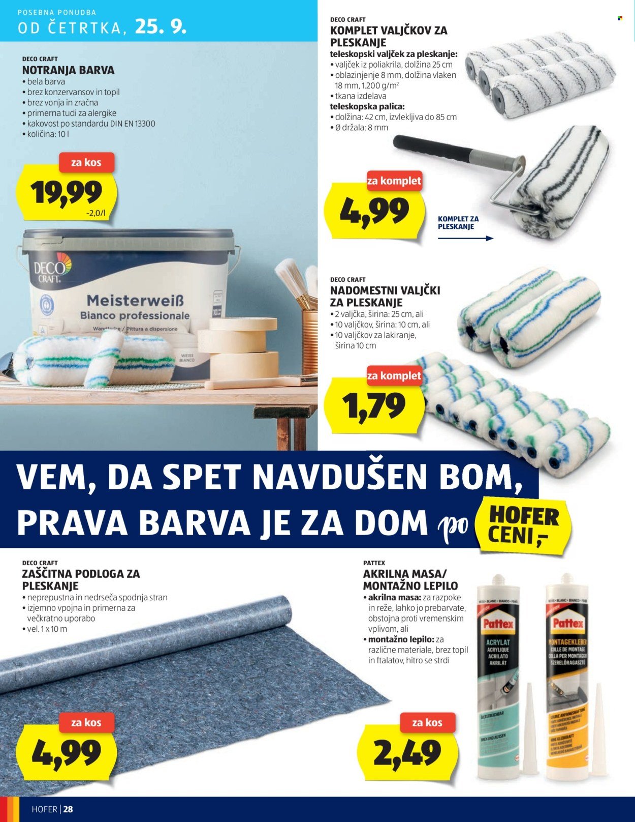 HOFER katalog - Od četrtka, 18. 9. 2025 (2025-09-18 - 2025-09-27)