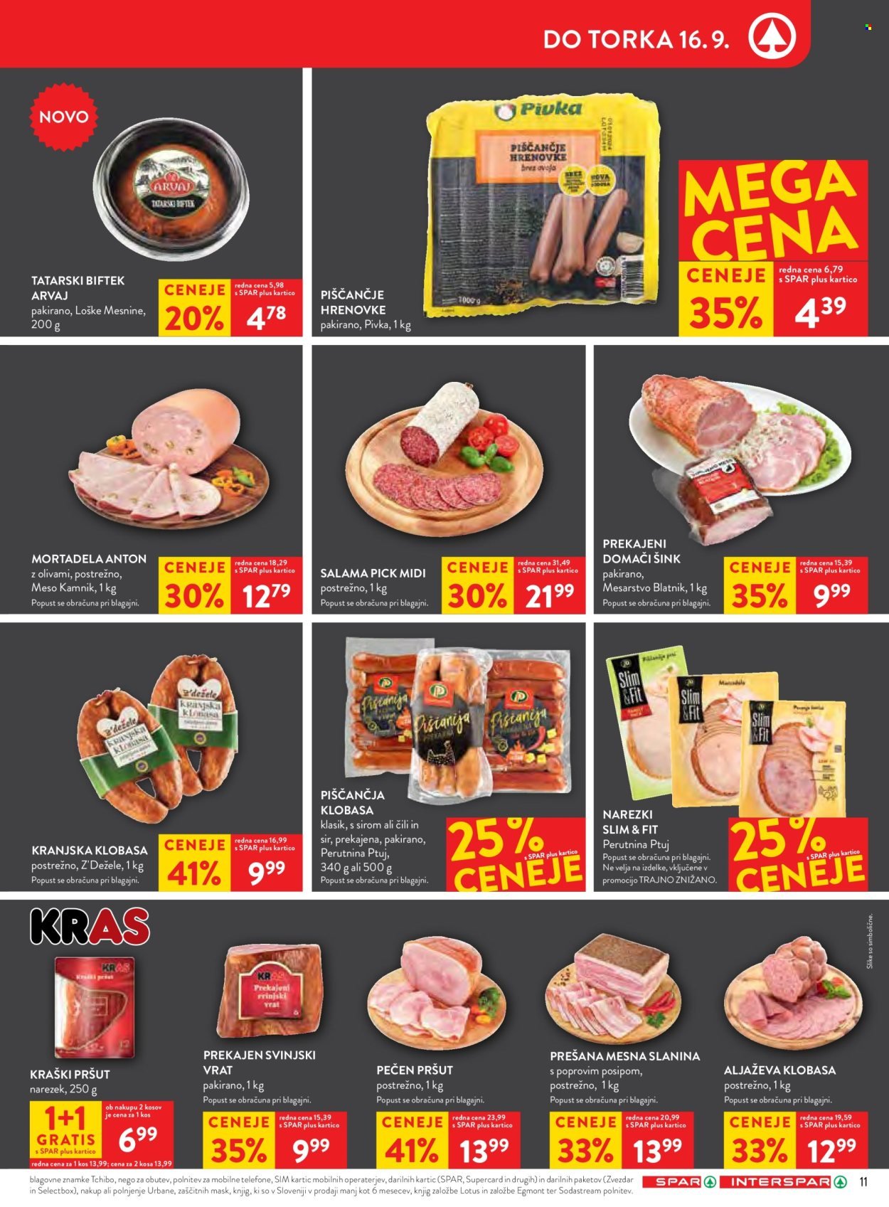 SPAR katalog - Od srede, 10. 9. 2025 (2025-09-10 - 2025-09-16)