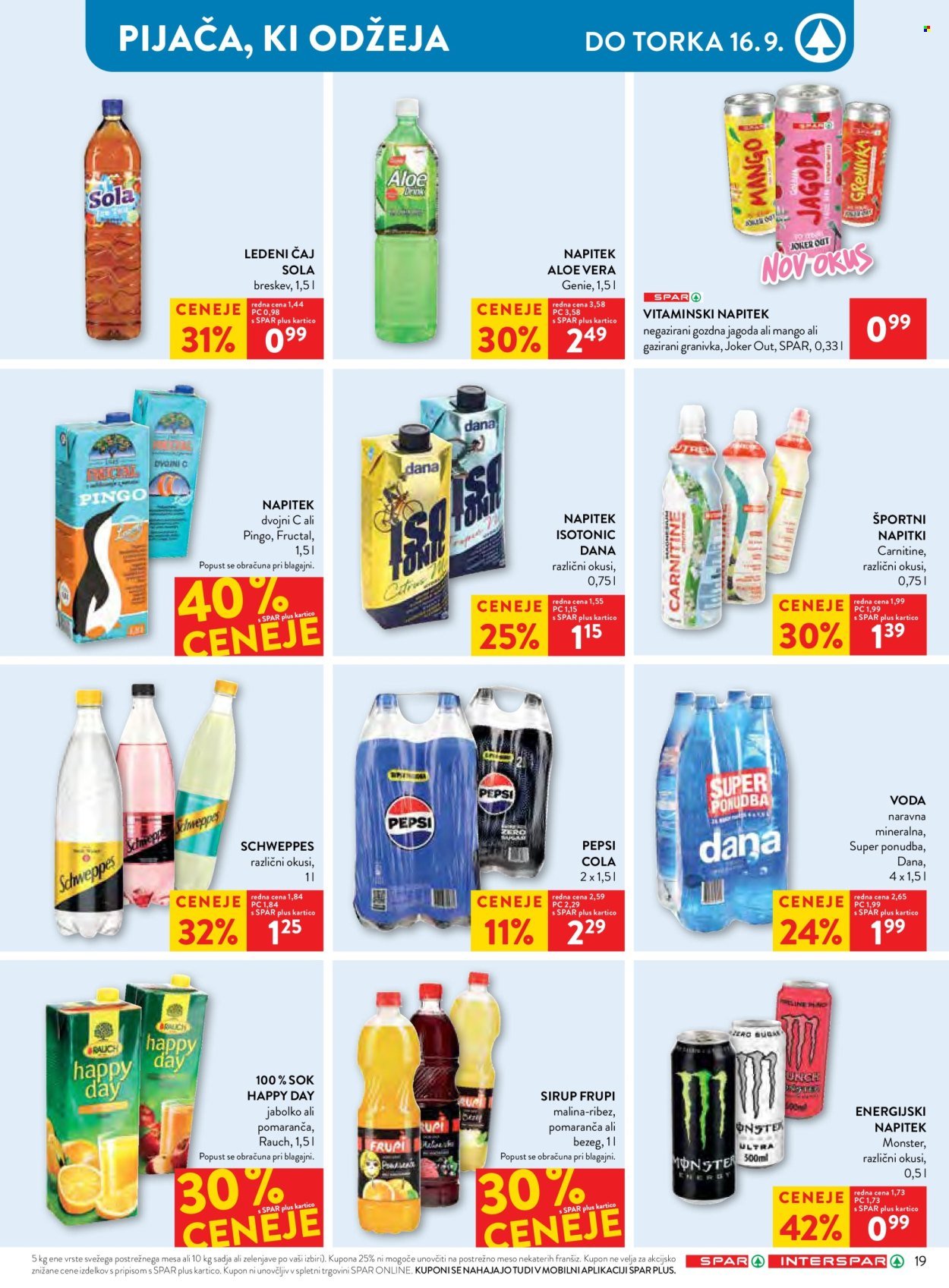SPAR katalog - Od srede, 10. 9. 2025 (2025-09-10 - 2025-09-16)