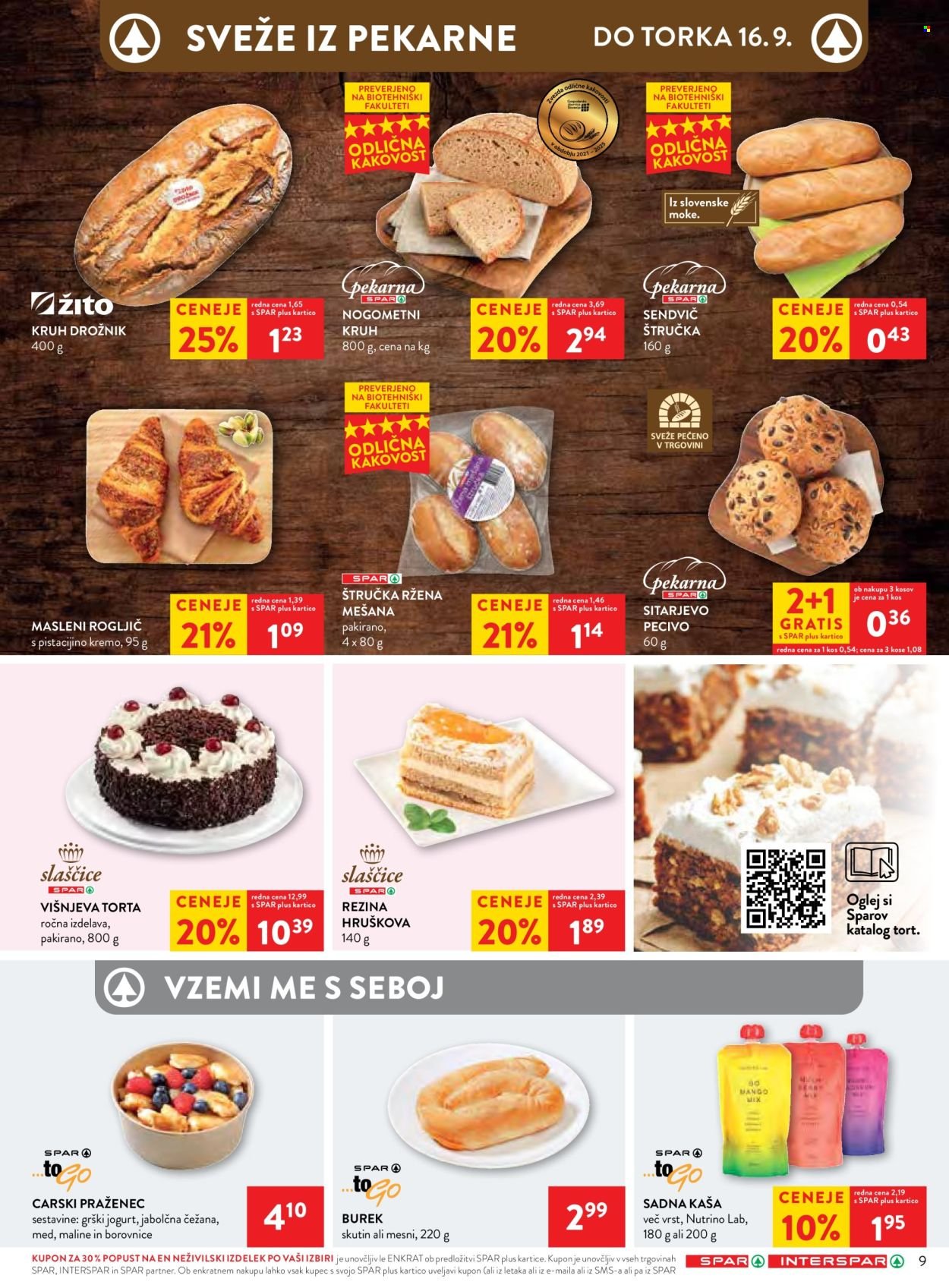 SPAR katalog - Od srede, 10. 9. 2025 (2025-09-10 - 2025-09-16)