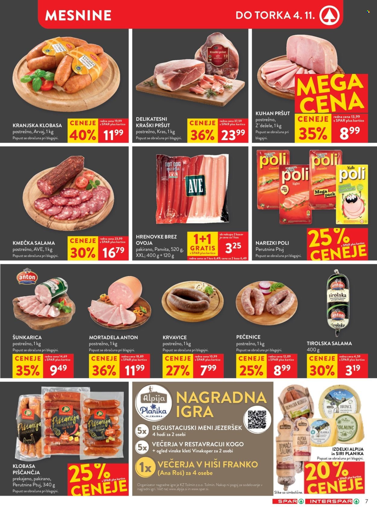 SPAR katalog - Od srede, 29. 10. 2025 (2025-10-29 - 2025-11-11)